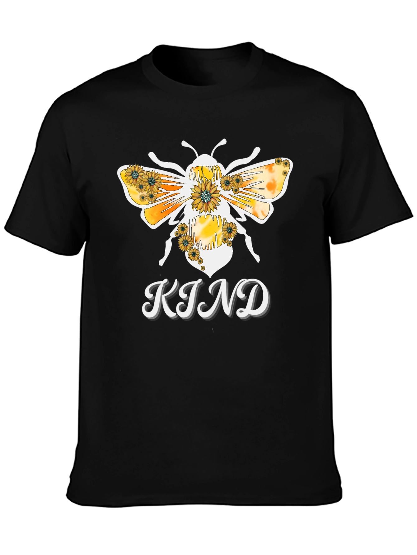 Bee Kind Sunflower Graphic T-Shirt
