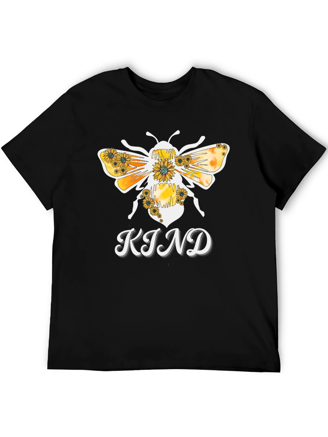 Bee Kind Sunflower Graphic T-Shirt