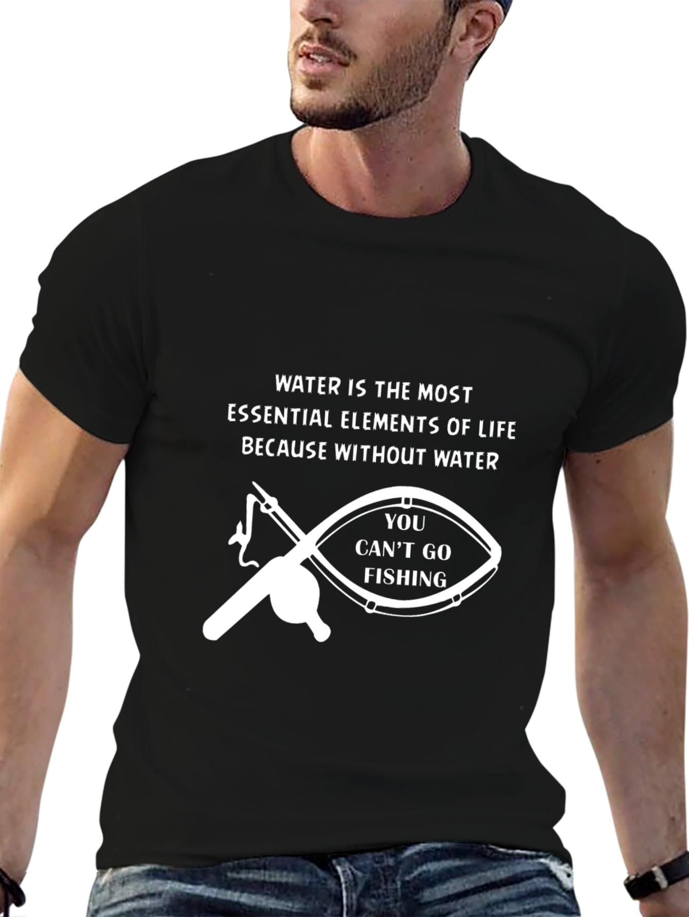 Water Essential Elements Fishing T-Shirt