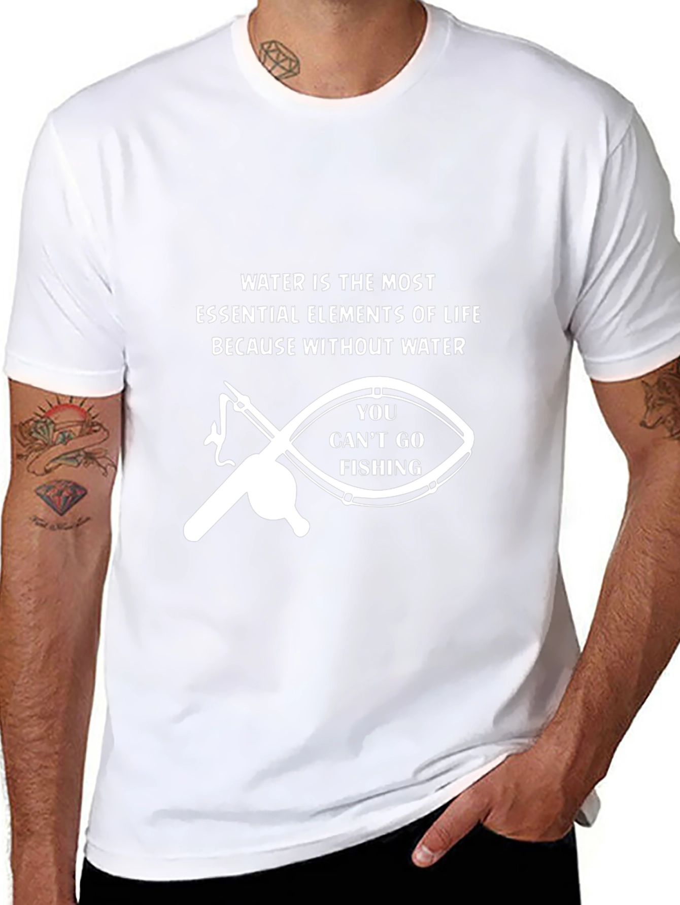 Water Essential Elements Fishing T-Shirt