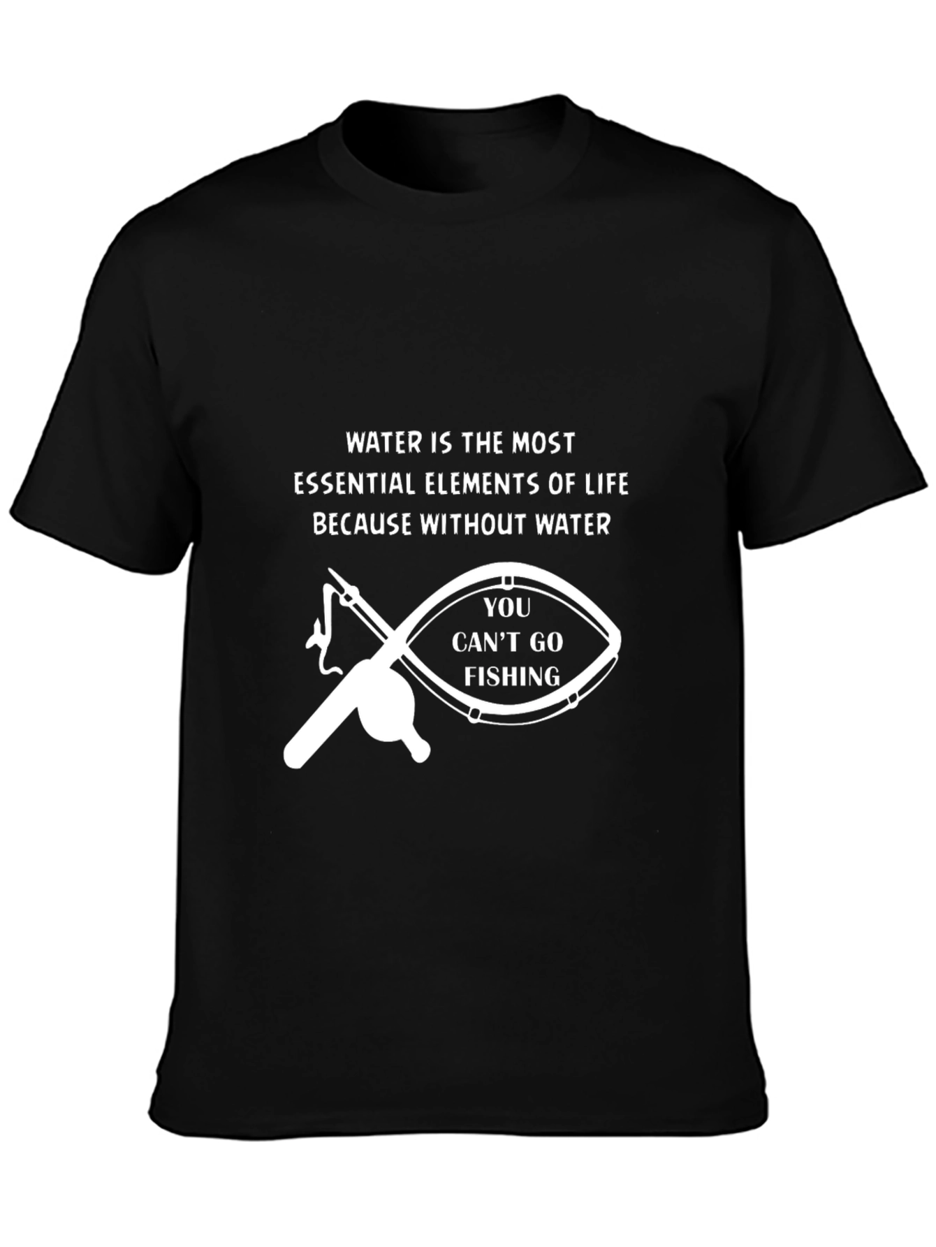 Water Essential Elements Fishing T-Shirt