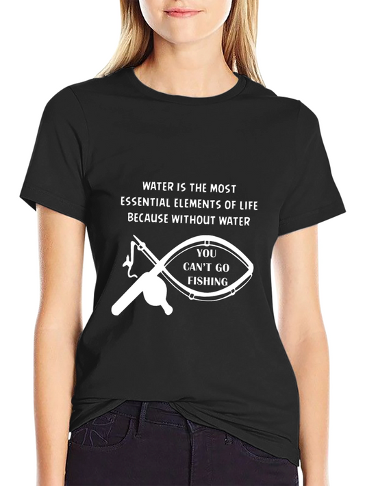 Water Essential Elements Fishing T-Shirt