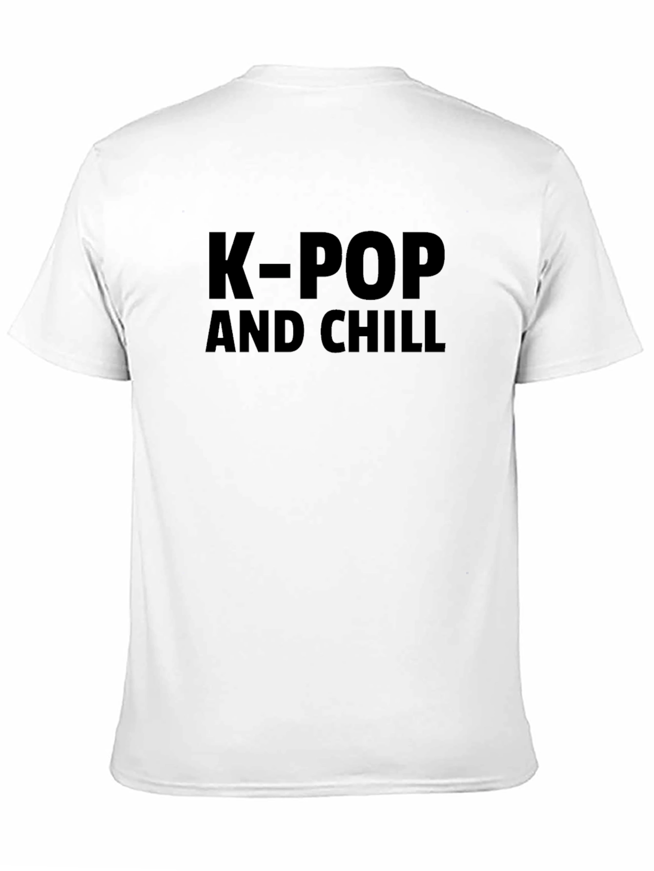 K-Pop and Chill Black T-Shirt