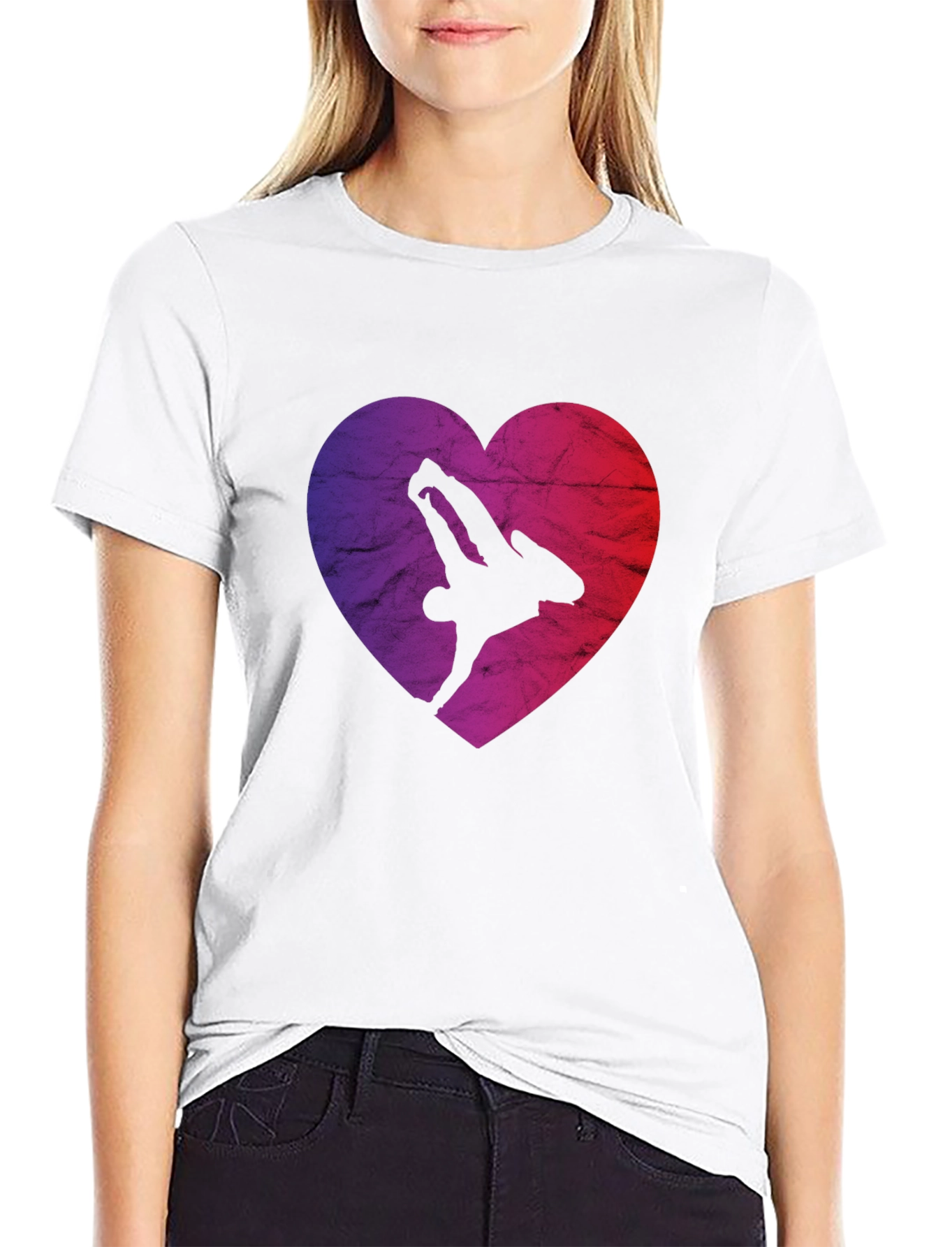 Heart Design B-Boy T-Shirt