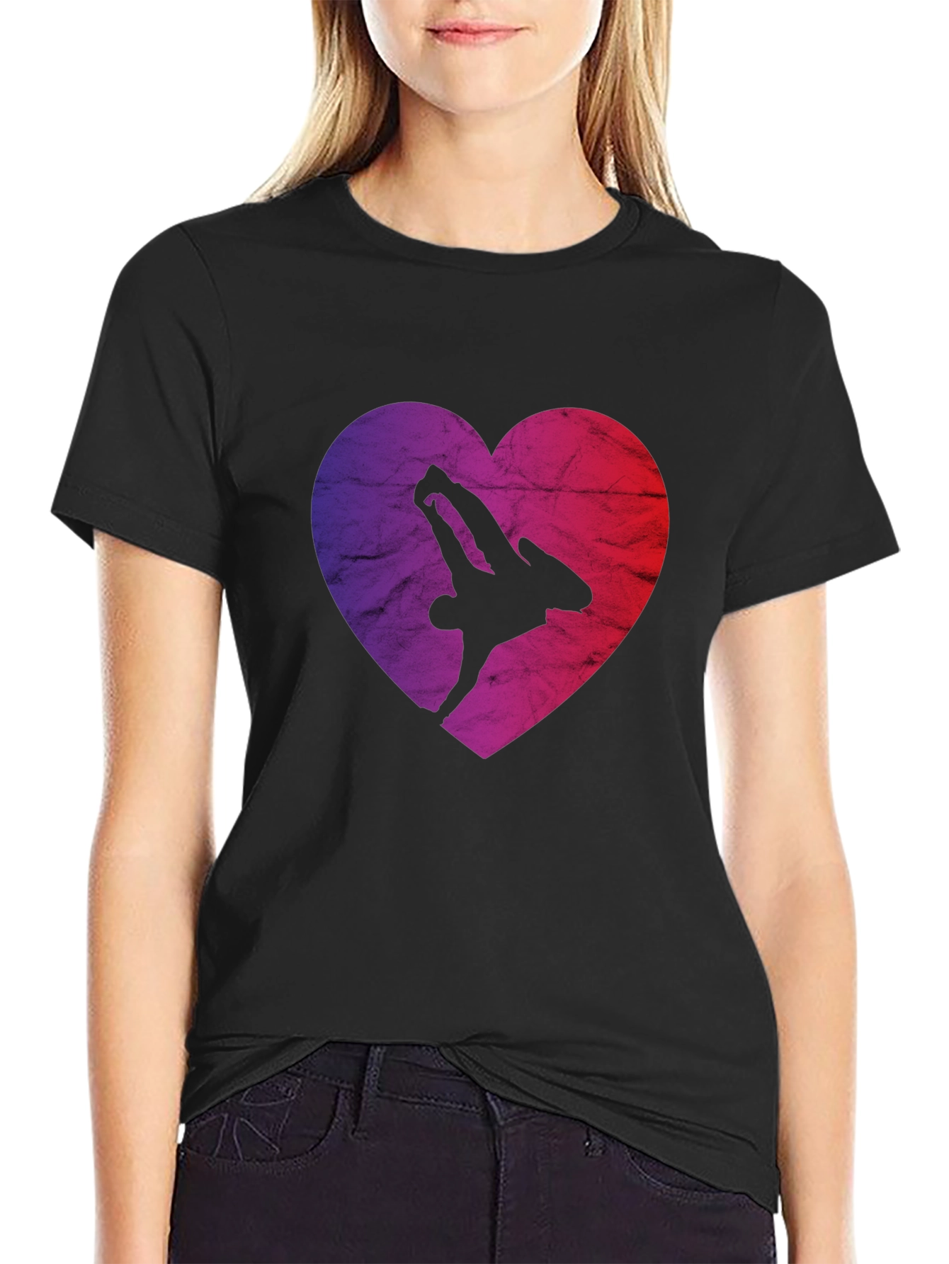 Heart Design B-Boy T-Shirt