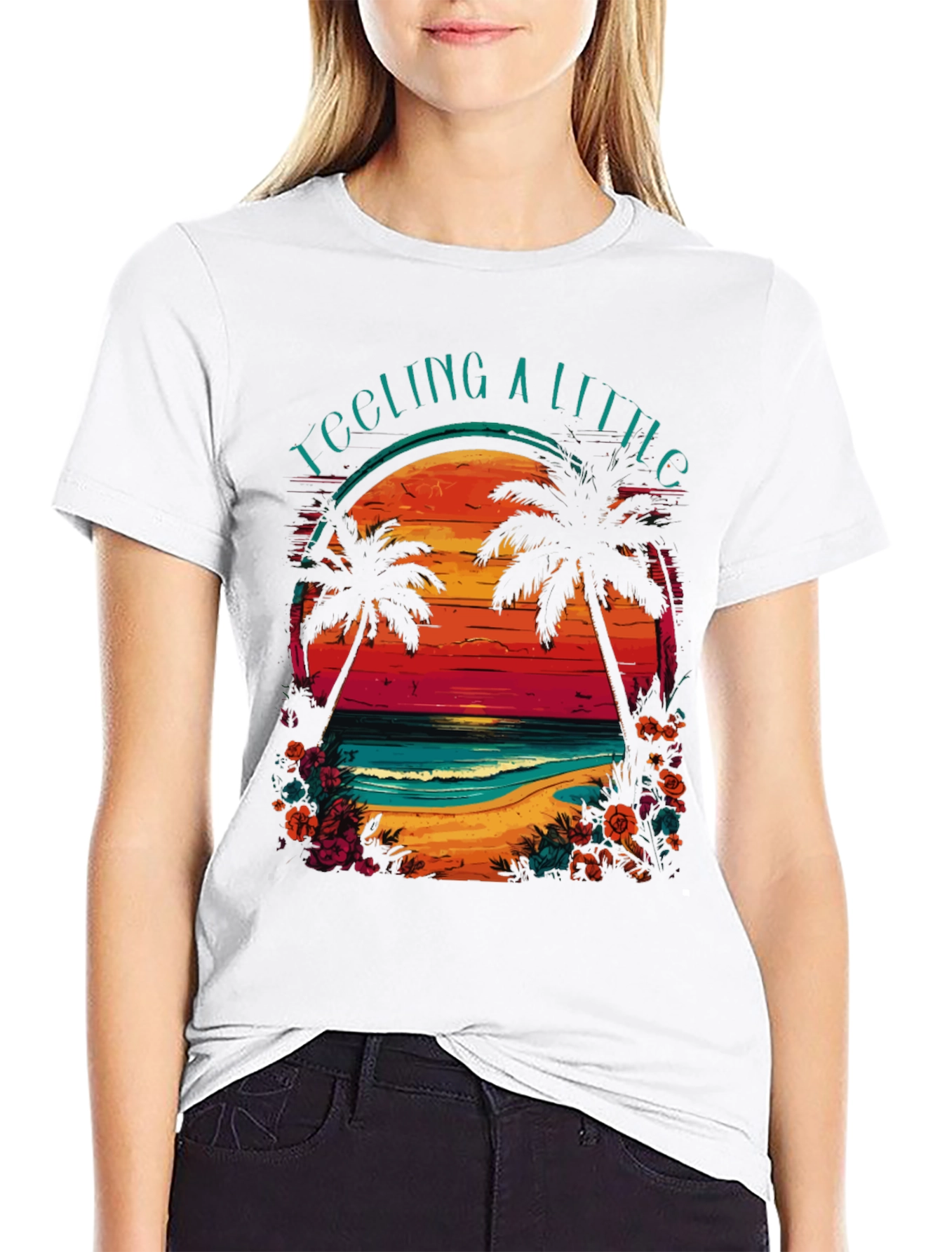 Tropical Sunset Graphic Tee