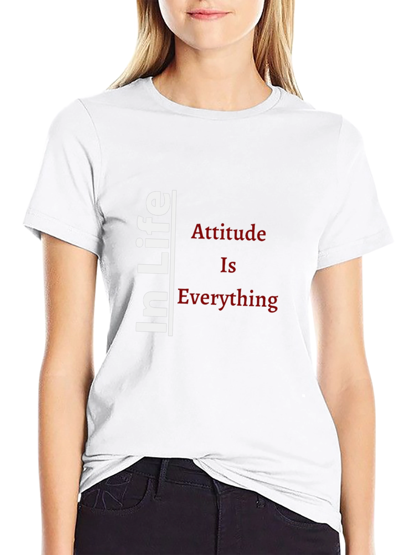 Attitude Is Everything Graphic T-Shirt