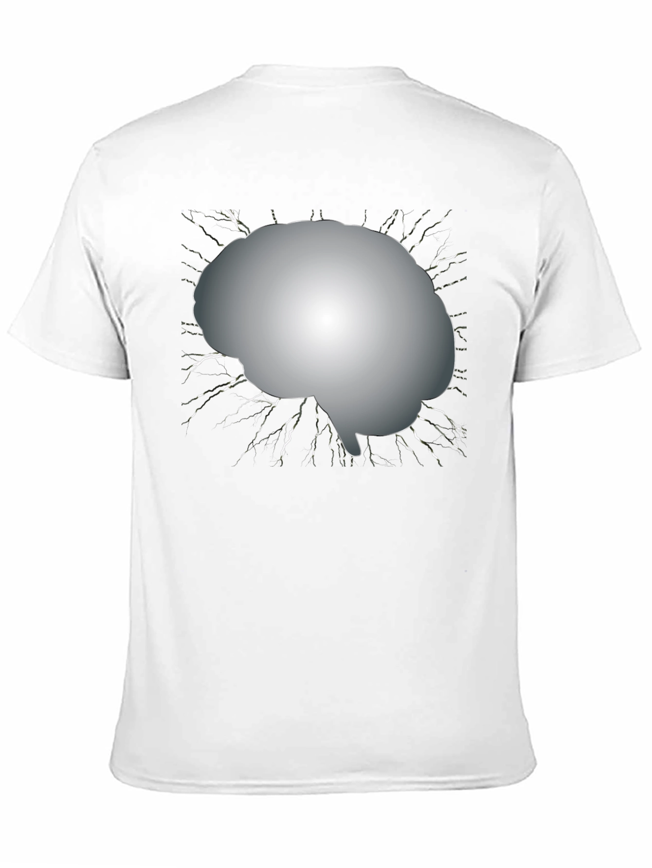 Brain Graphic Tee - Mens Black T-Shirt