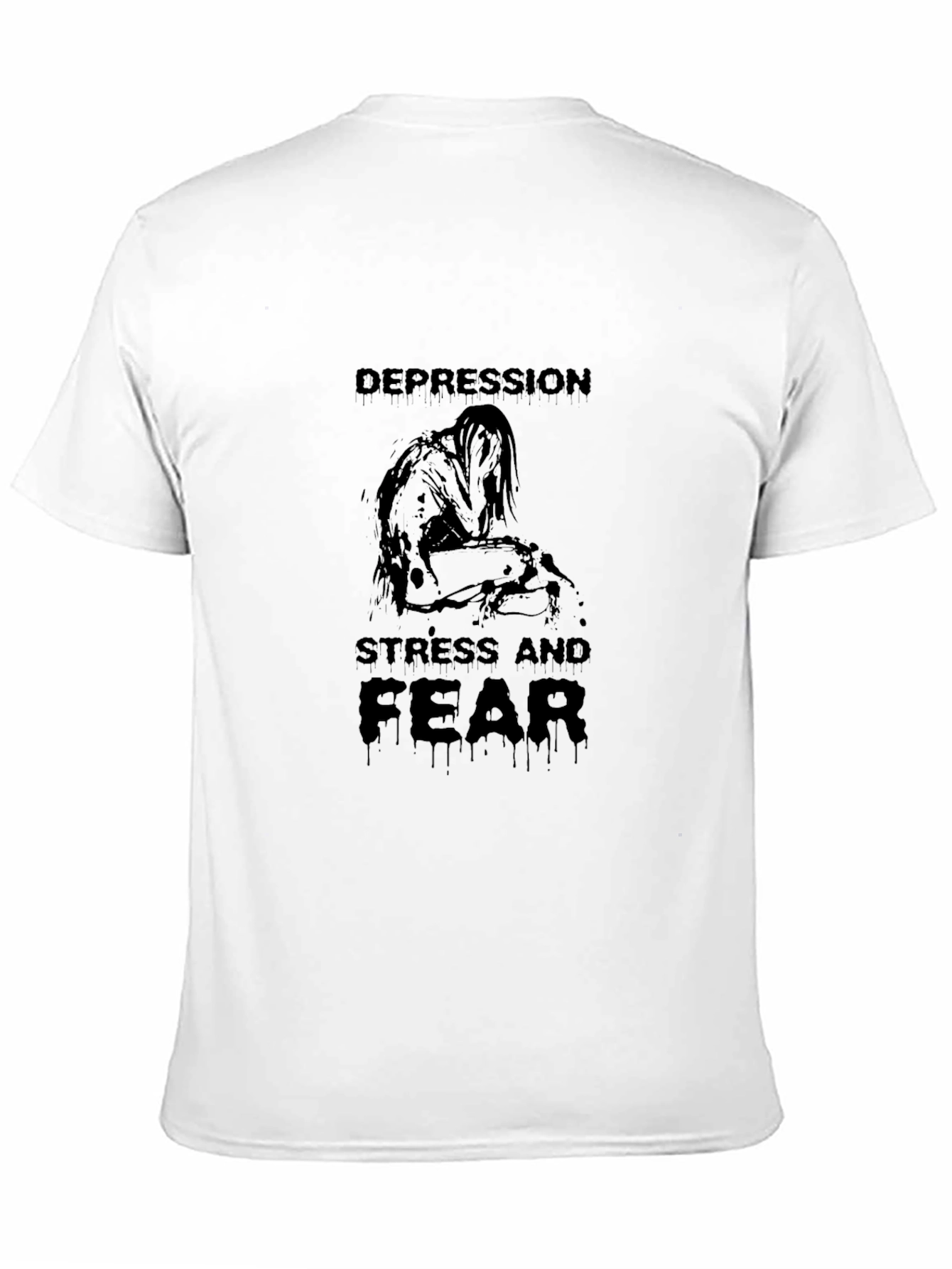 Depression Stress and Fear Graphic T-Shirt