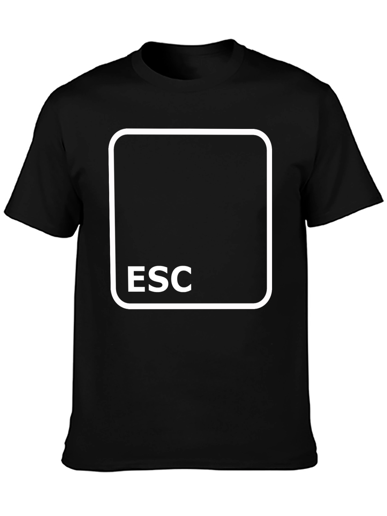 ESC Key Black T-Shirt - Gamer Tee