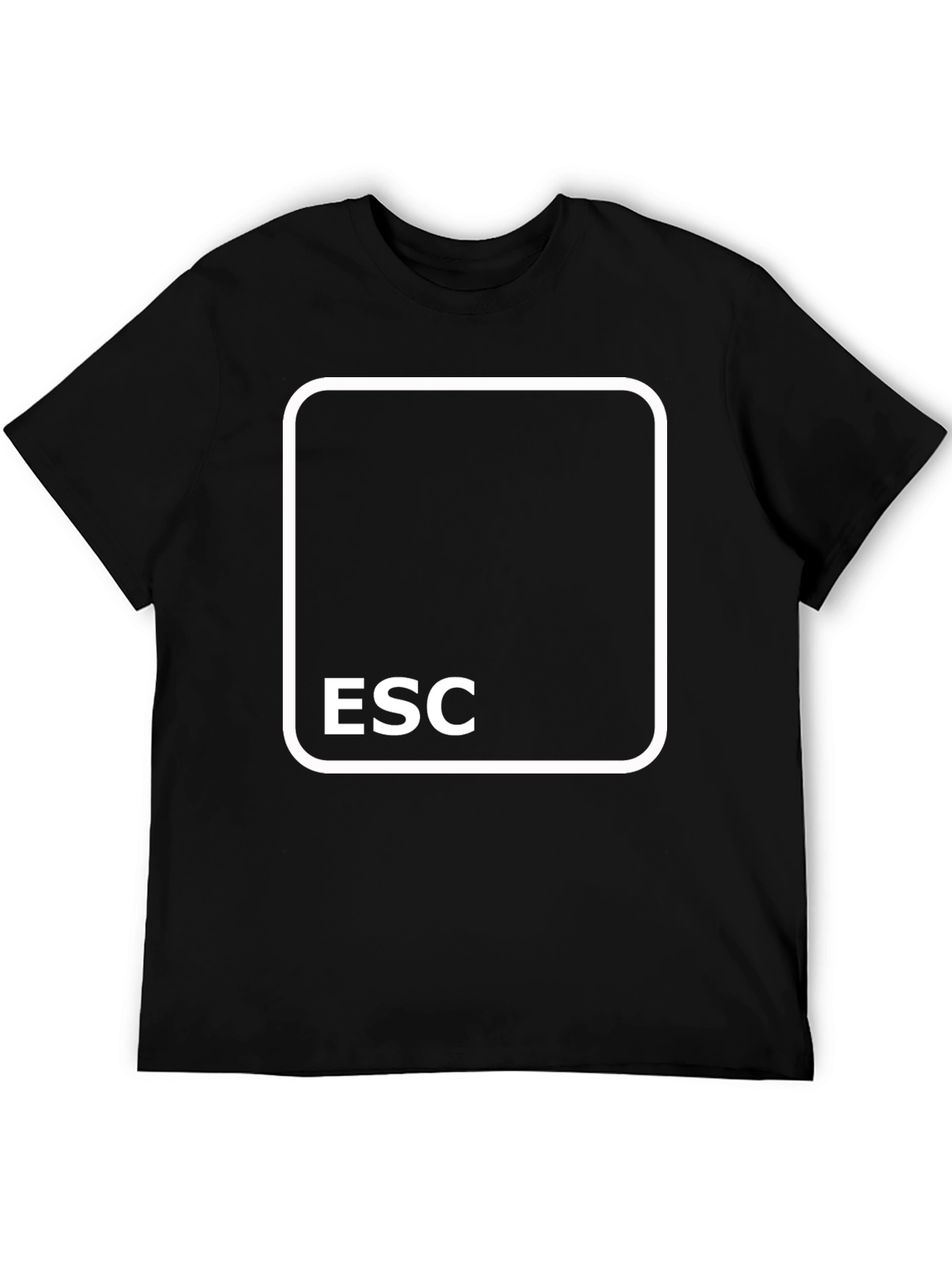 ESC Key Black T-Shirt - Gamer Tee
