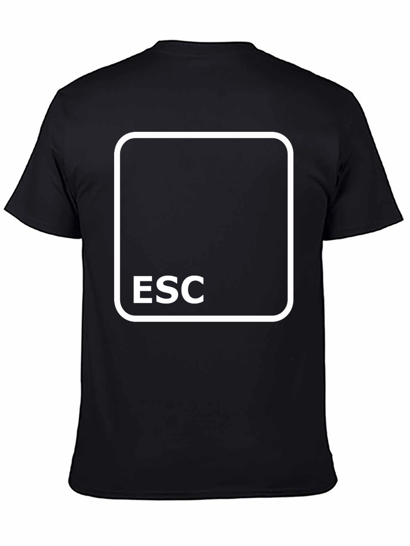 ESC Key Black T-Shirt - Gamer Tee