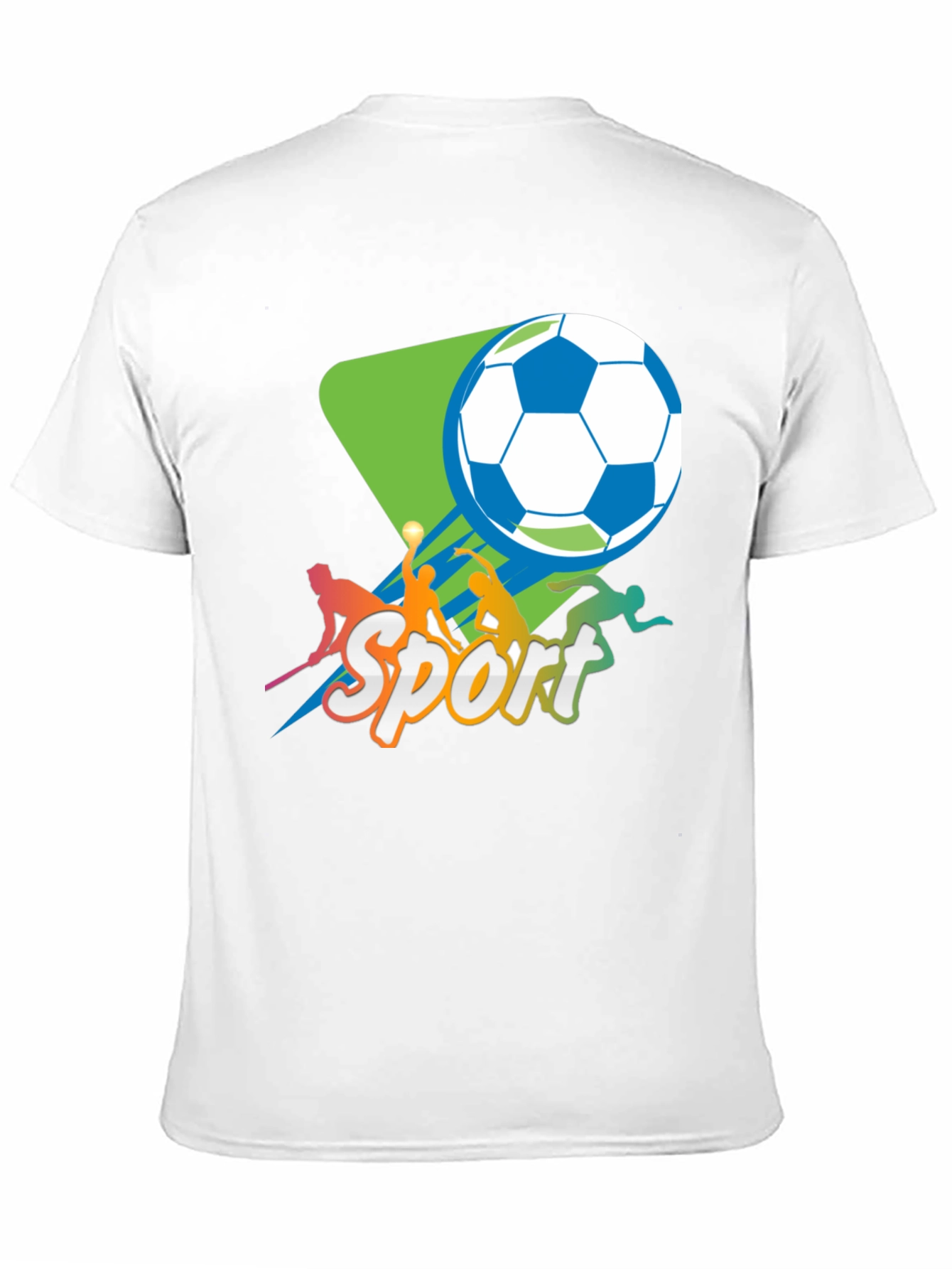Sport Graphic T-Shirt - Black Crew Neck Tee