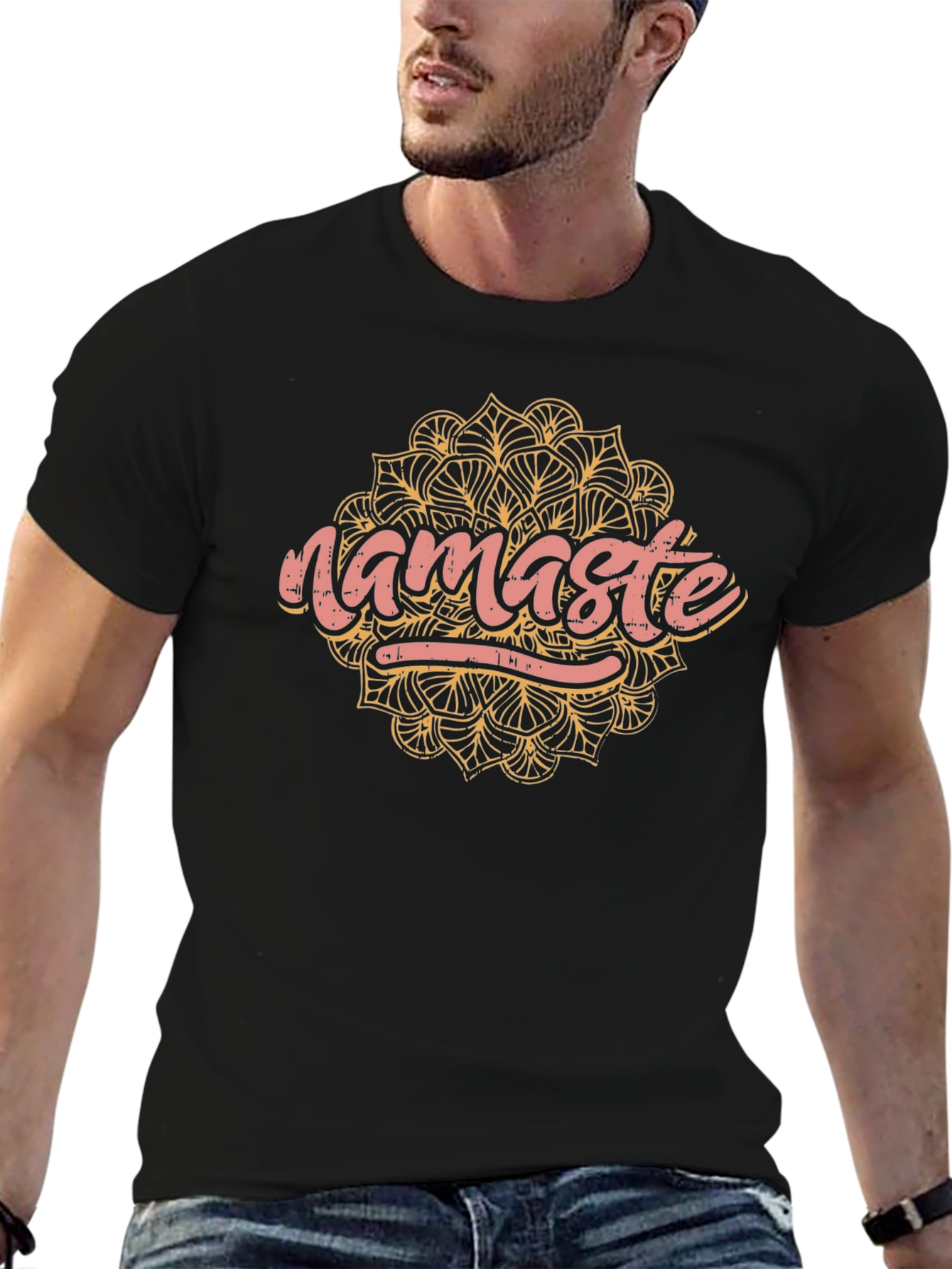 Namaste Graphic Tee - Yoga Inspired Design