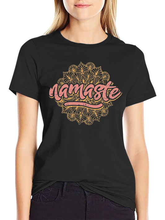 Namaste Graphic Tee - Yoga Inspired Design
