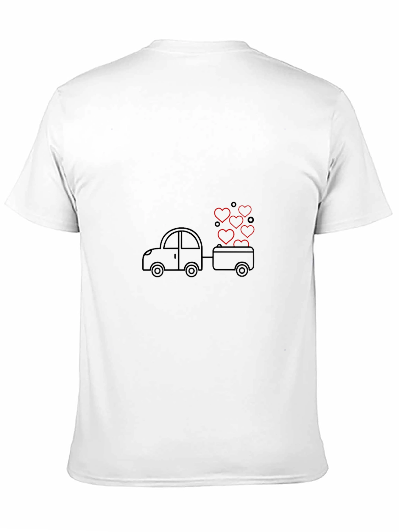Heart Hauler Black T-Shirt - Love on Wheels!