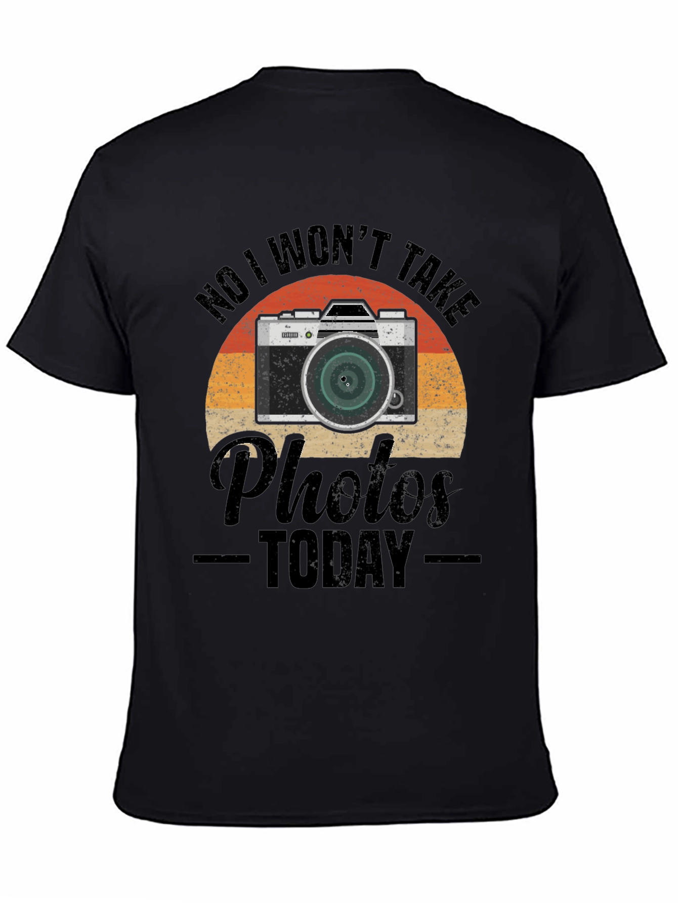 Retro Camera T-Shirt - No Photos Today