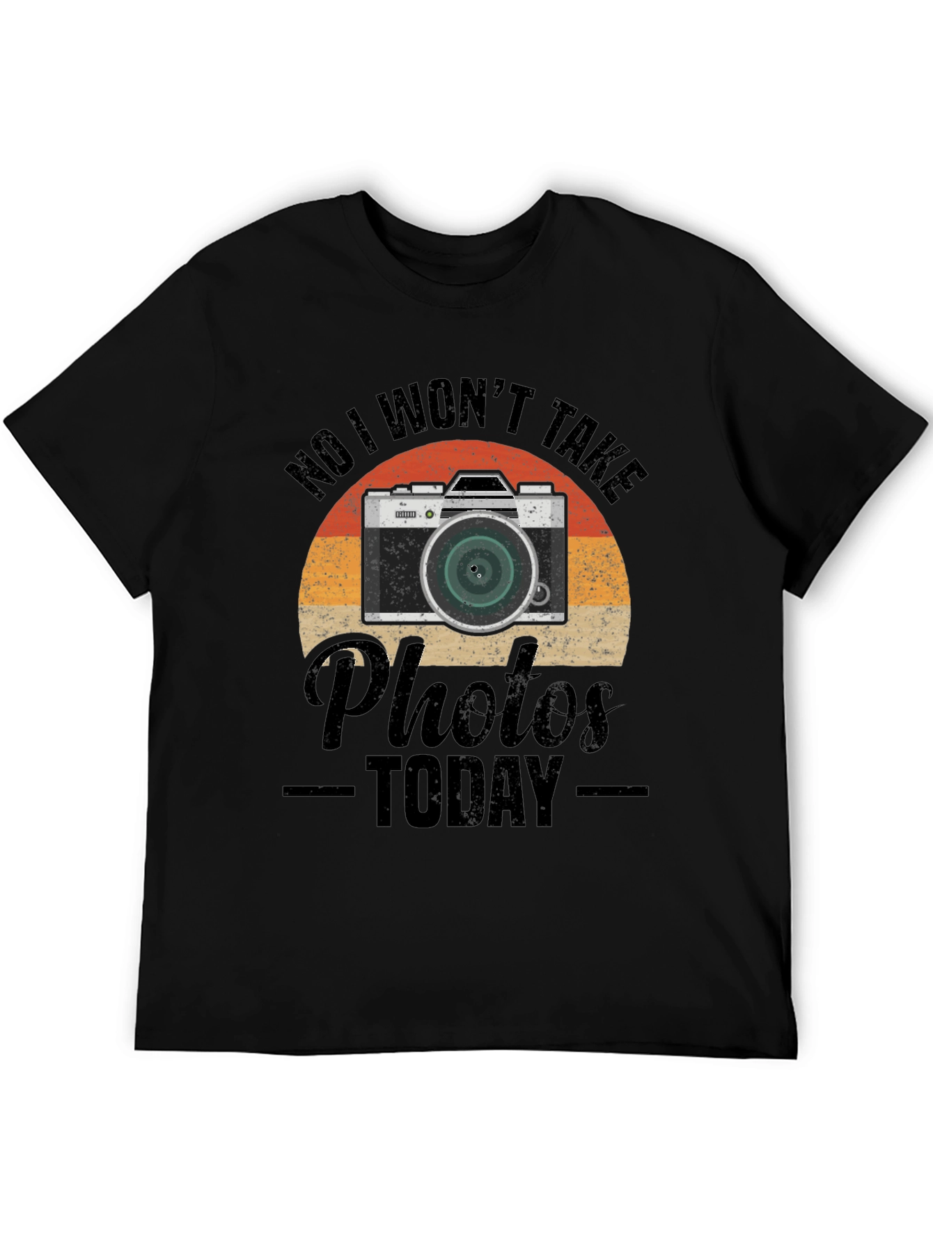 Retro Camera T-Shirt - No Photos Today
