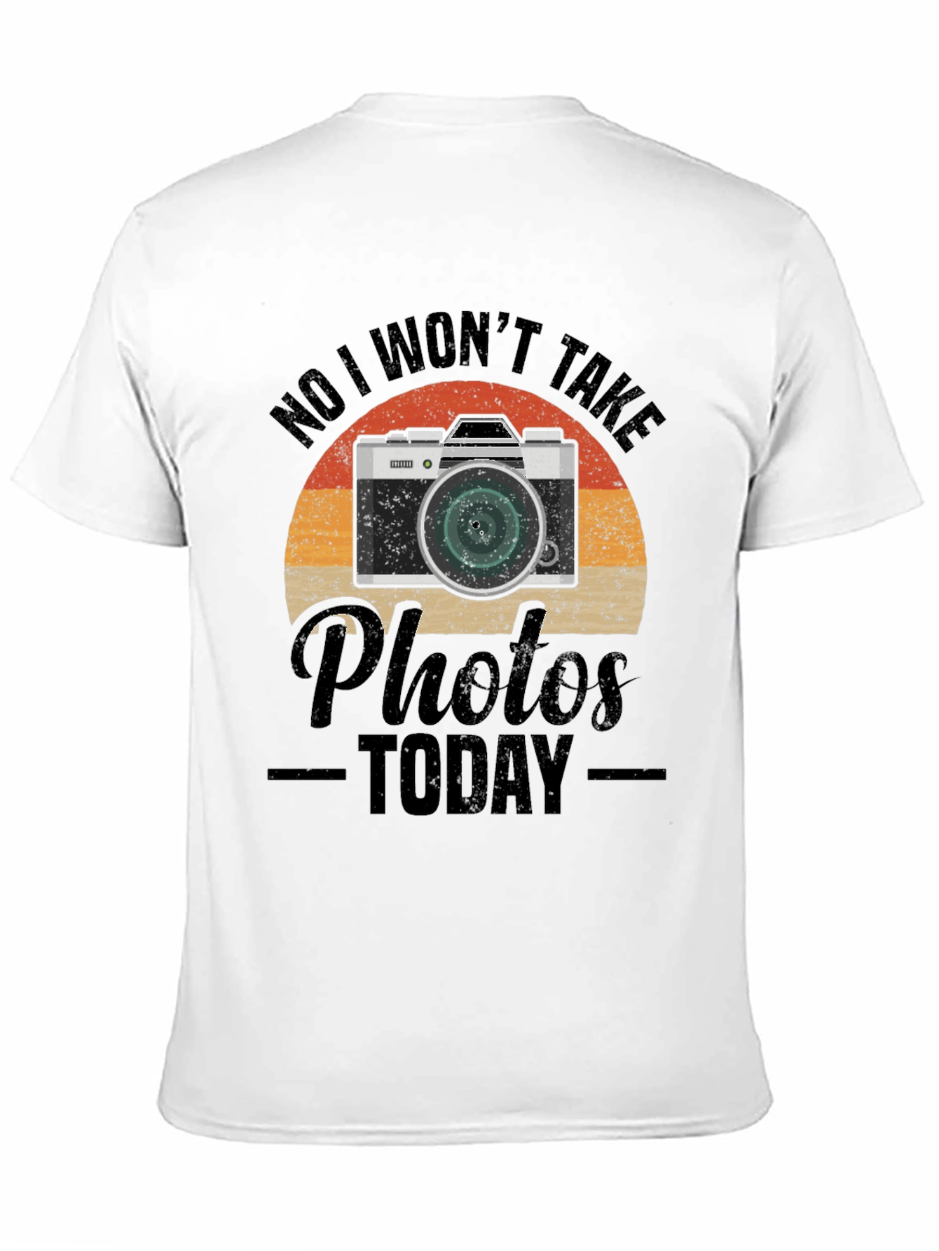 Retro Camera T-Shirt - No Photos Today