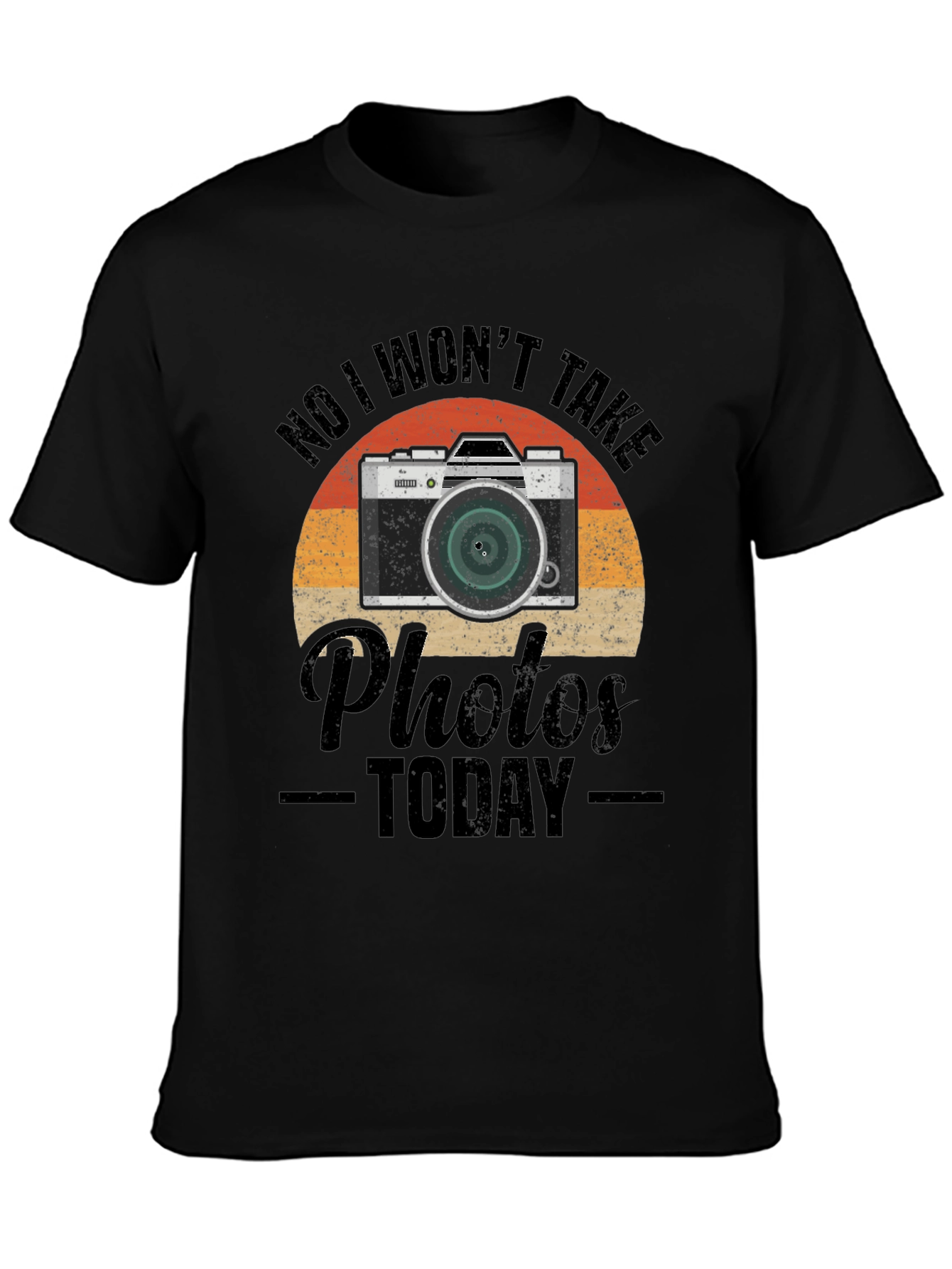 Retro Camera T-Shirt - No Photos Today