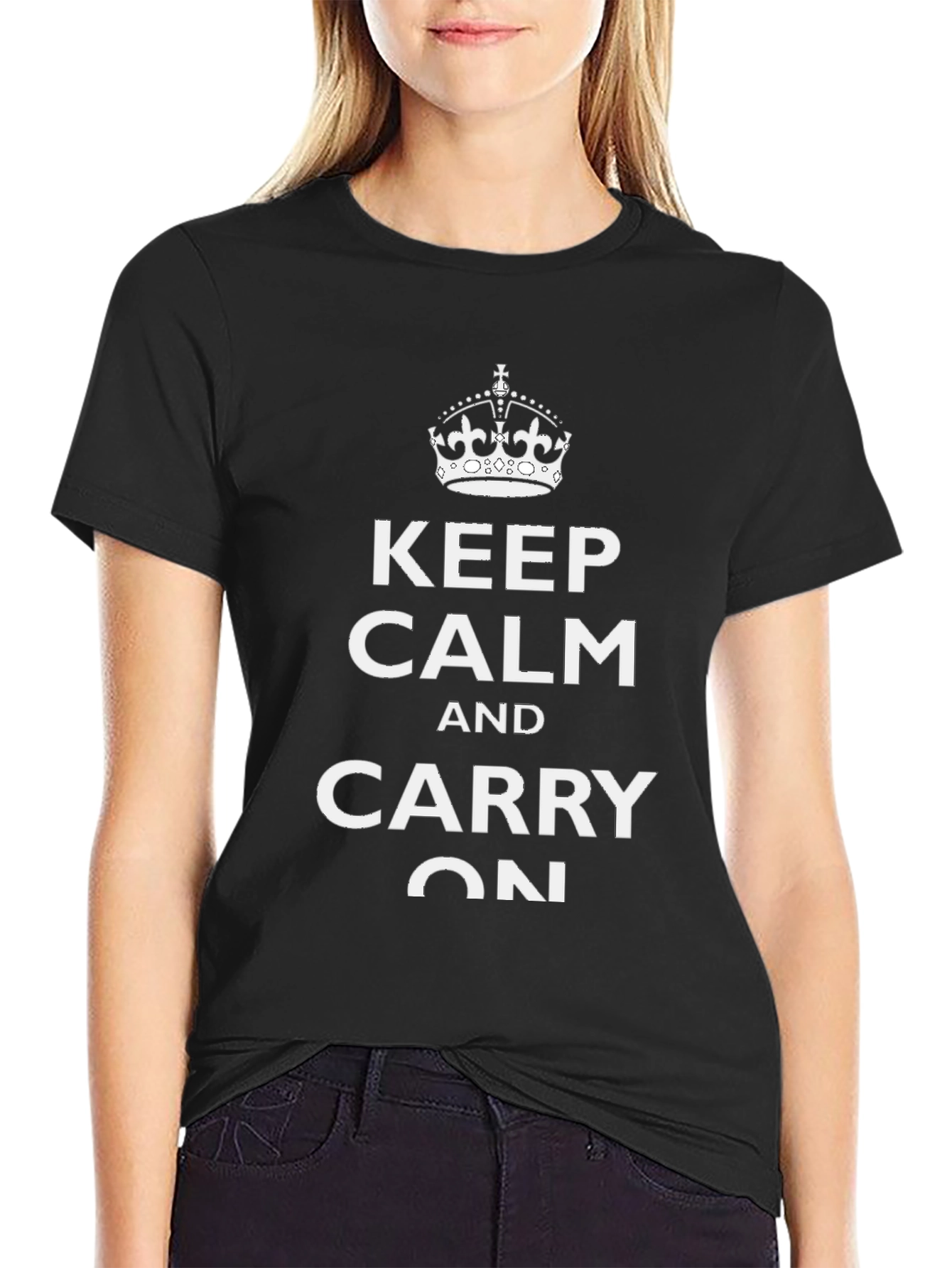 Keep Calm and Carry On Graphic T-Shirt