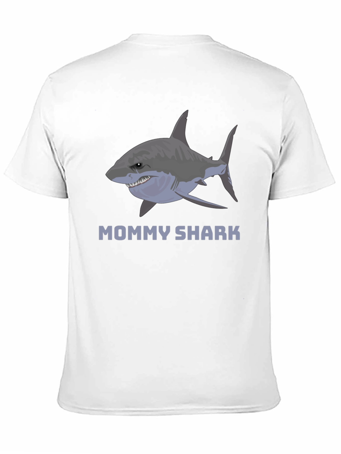 Mommy Shark Graphic Tee -  Stylish Cotton Blend