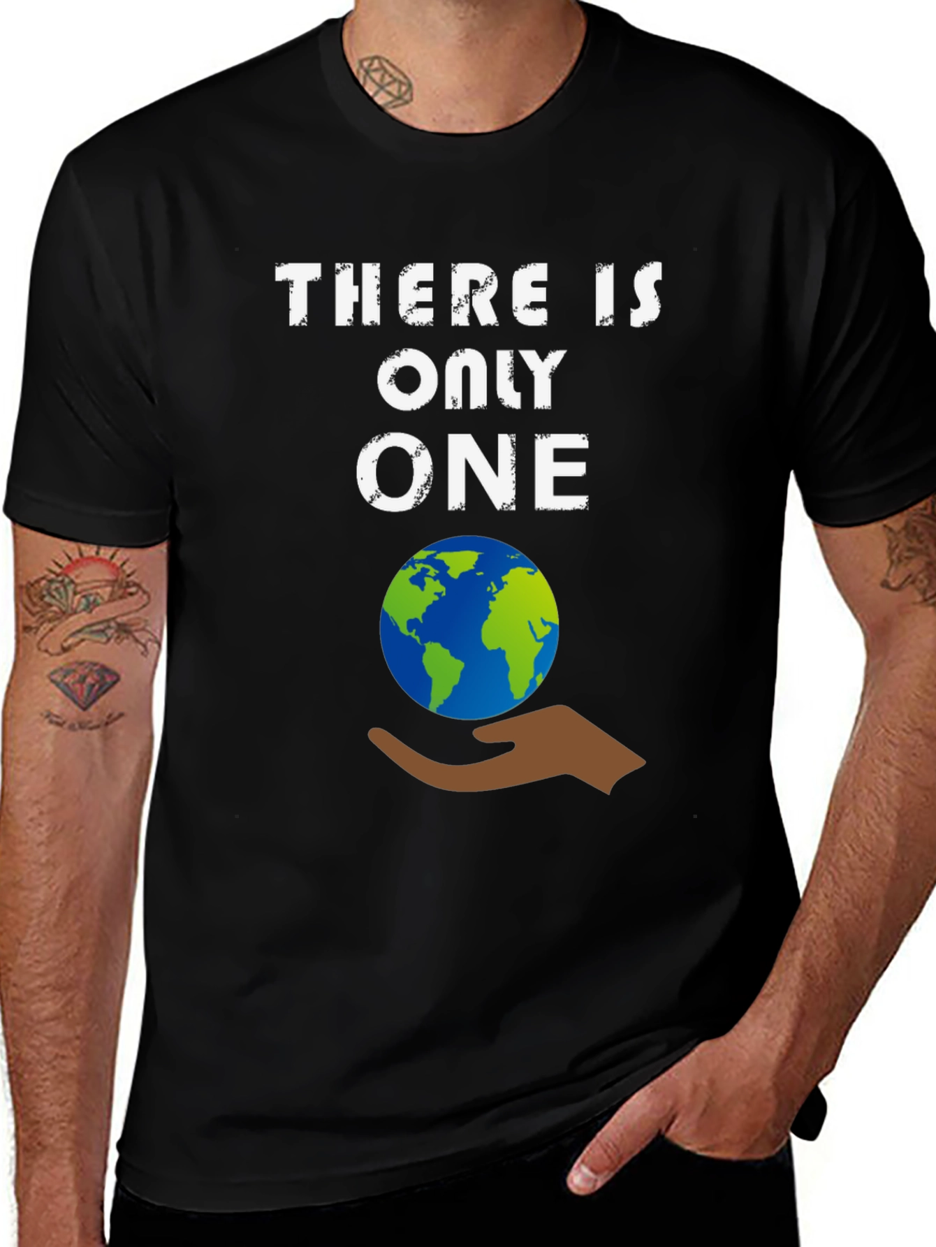 There Is Only One Earth T-Shirt - Eco-Friendly Tee
