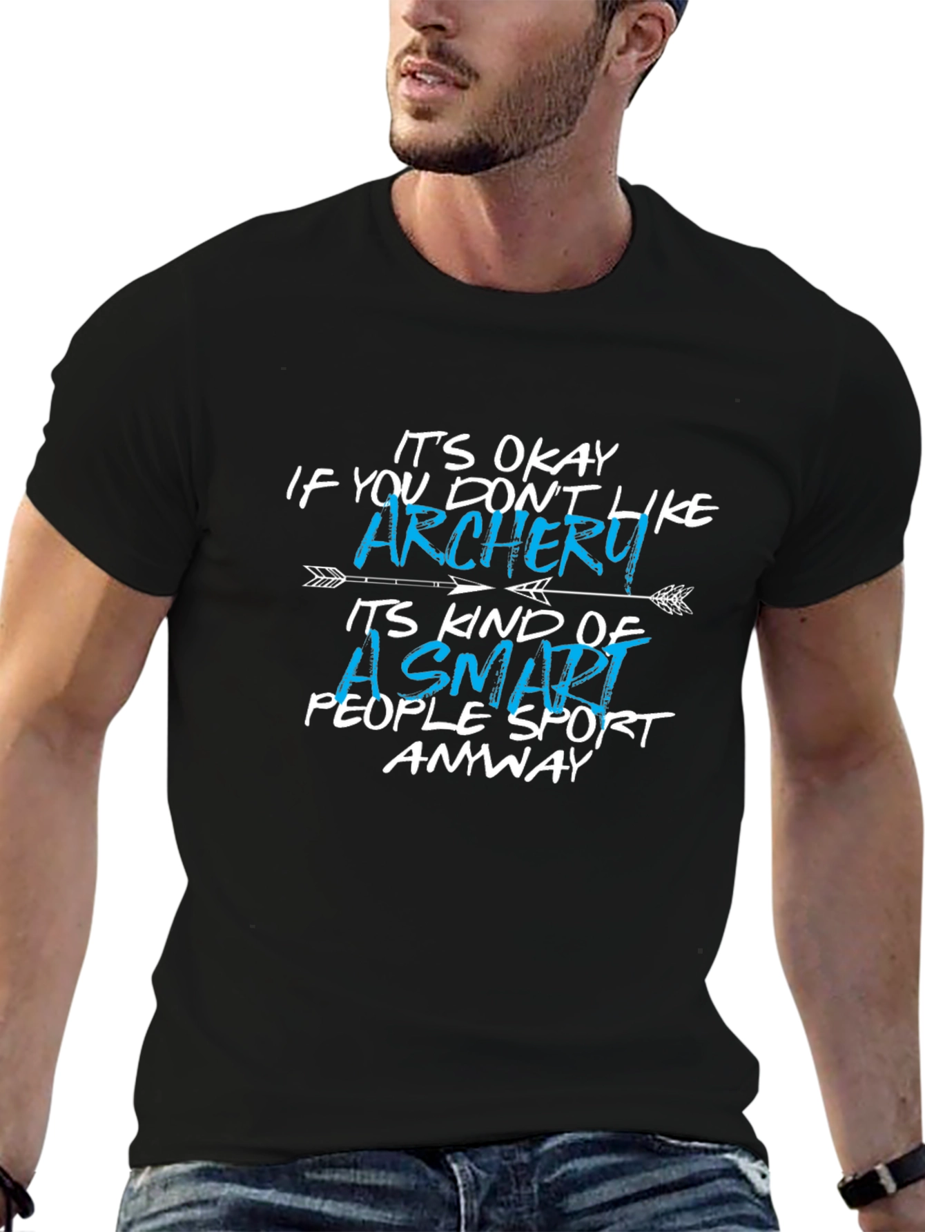 Funny Archery T-Shirt: Smart People Sport Tee
