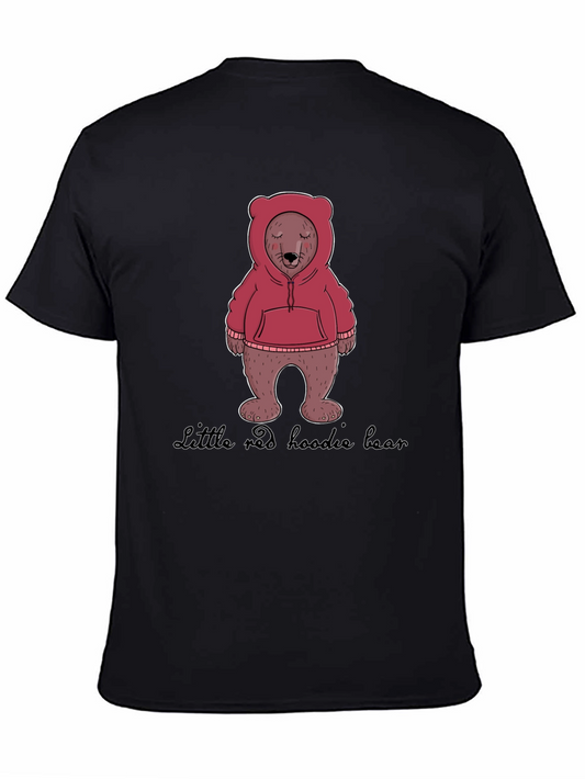 Hoodie Bear Graphic T-Shirt