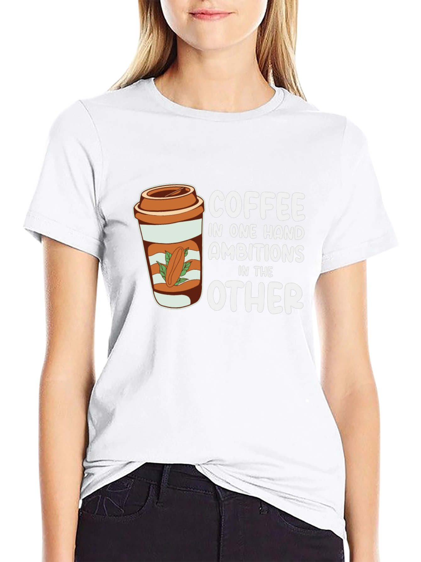 Coffee and Ambition Graphic Tee
