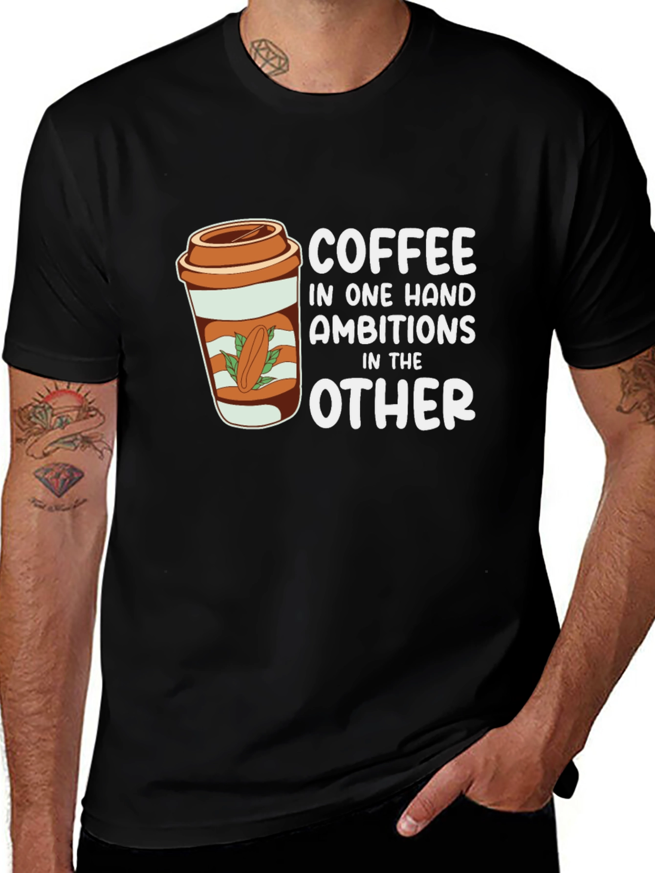Coffee and Ambition Graphic Tee