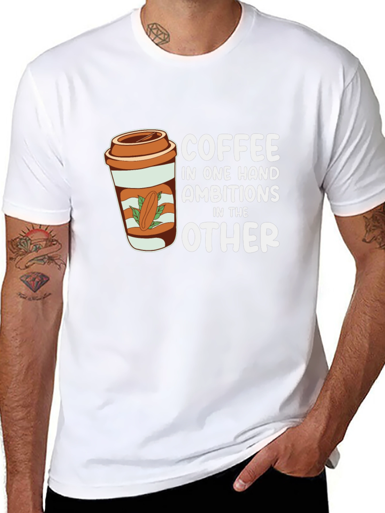 Coffee and Ambition Graphic Tee