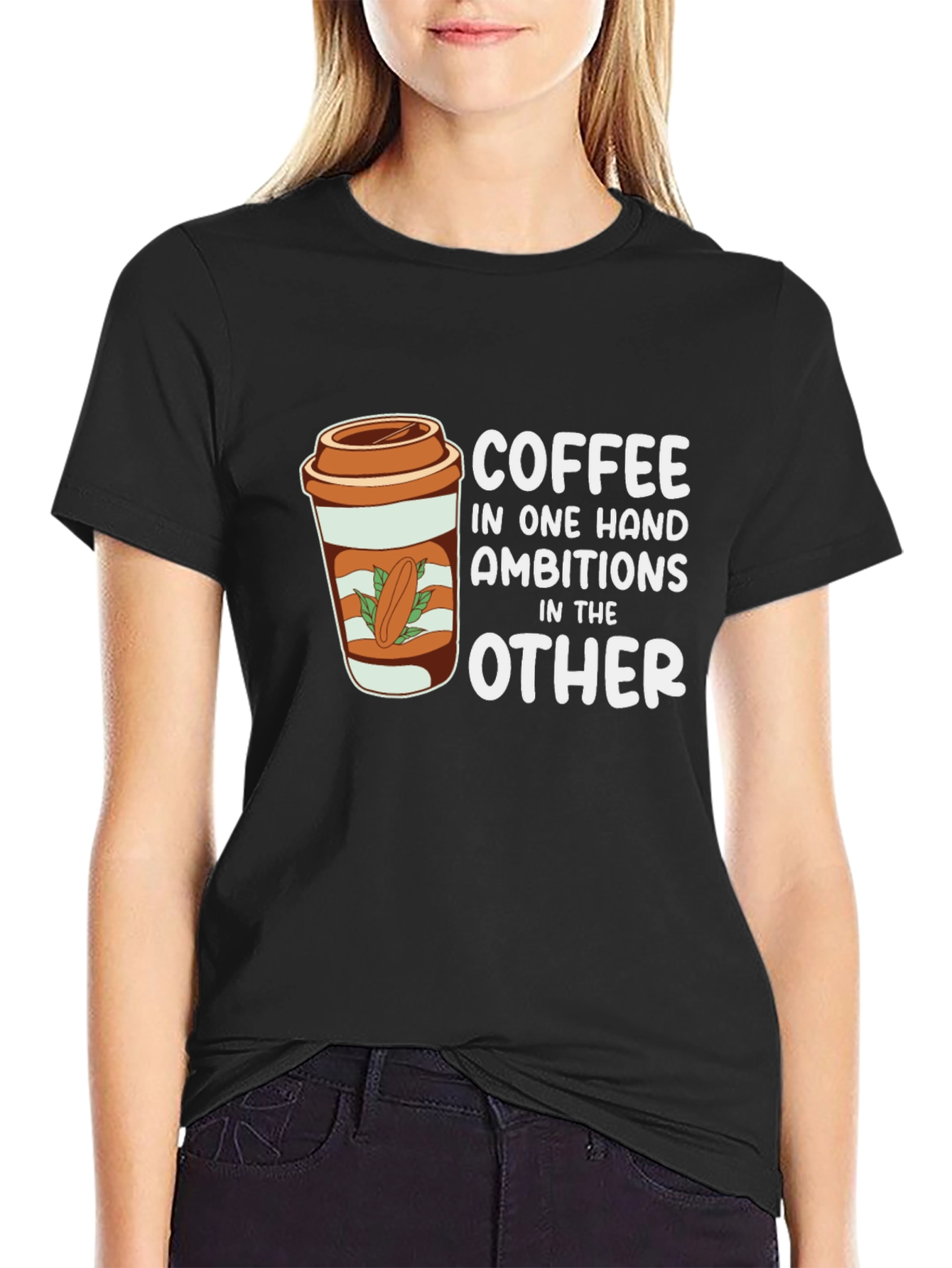 Coffee and Ambition Graphic Tee