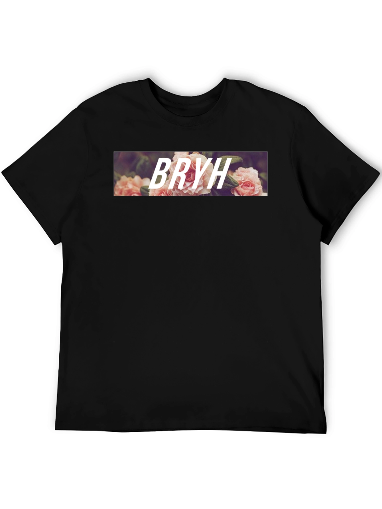 Floral BRYH Graphic Tee - Stylish Casual Wear