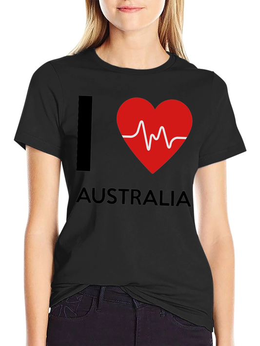 I Heart Australia T-Shirt - Aussie Pride Tee