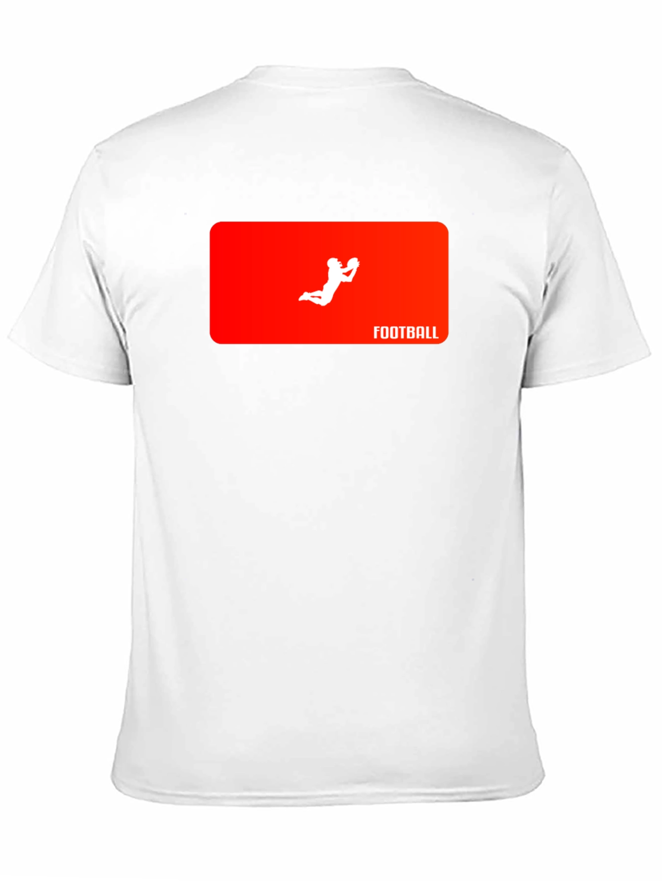 Football Catch Graphic Tee - Black T-Shirt