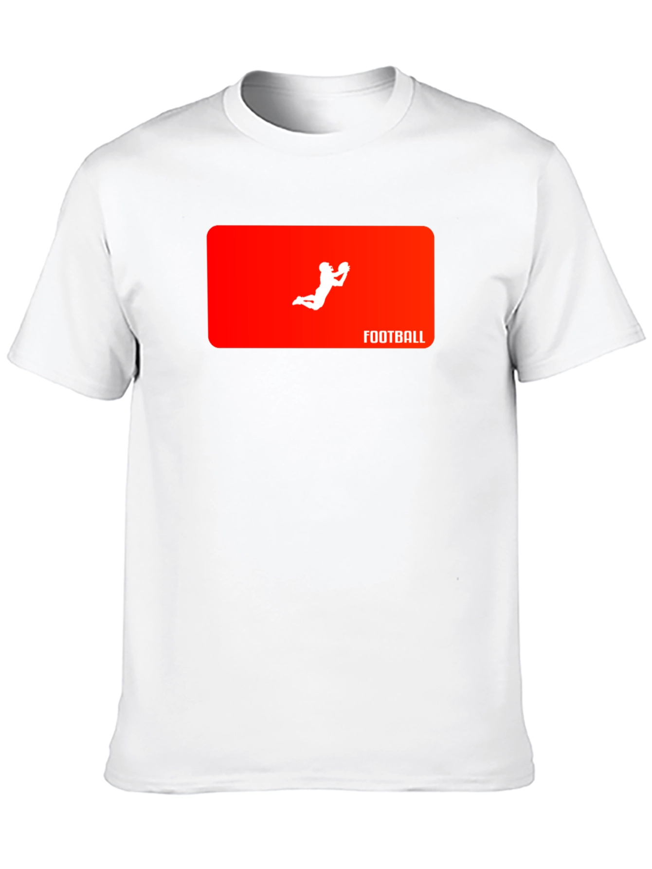 Football Catch Graphic Tee - Black T-Shirt