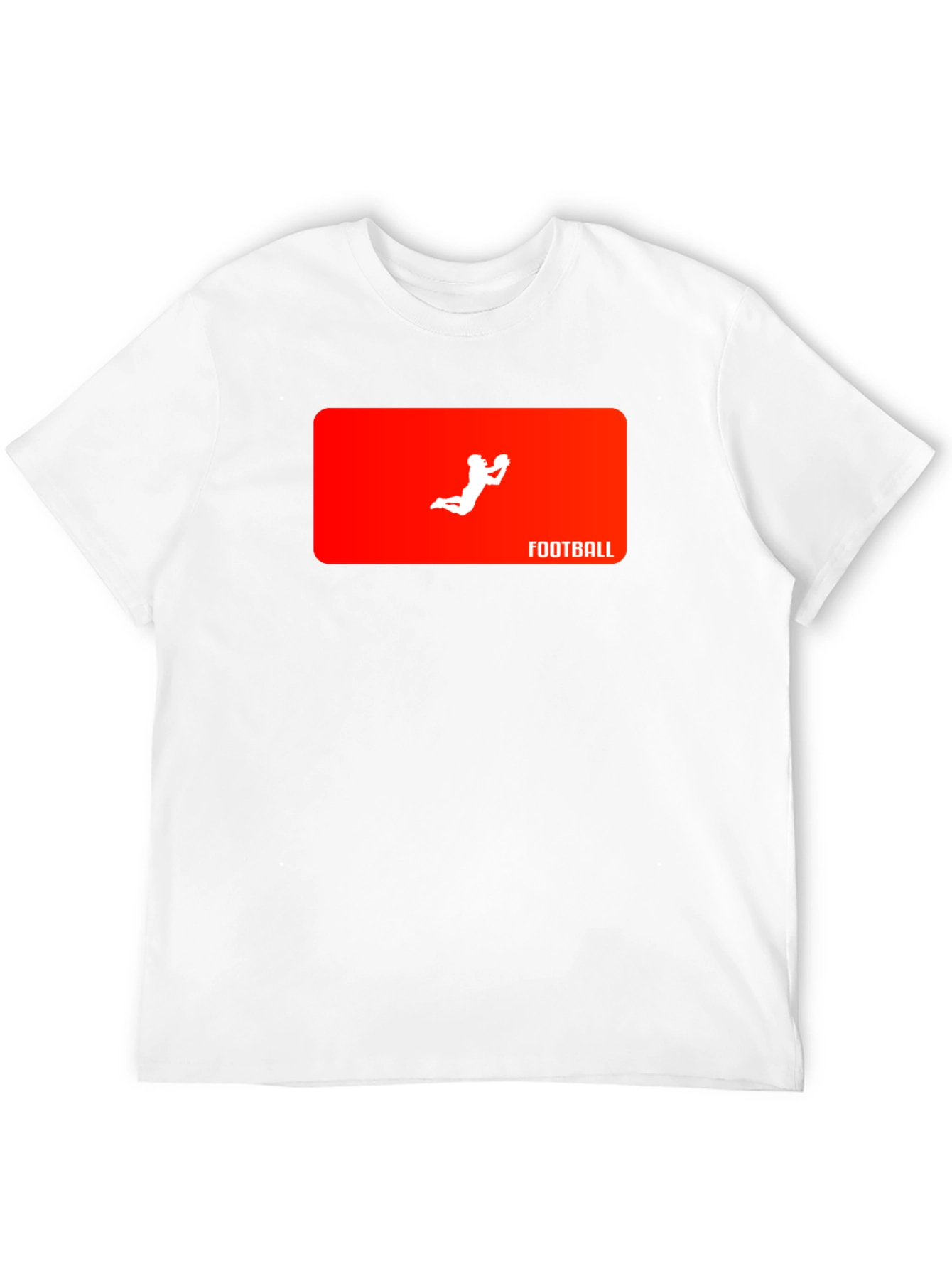 Football Catch Graphic Tee - Black T-Shirt