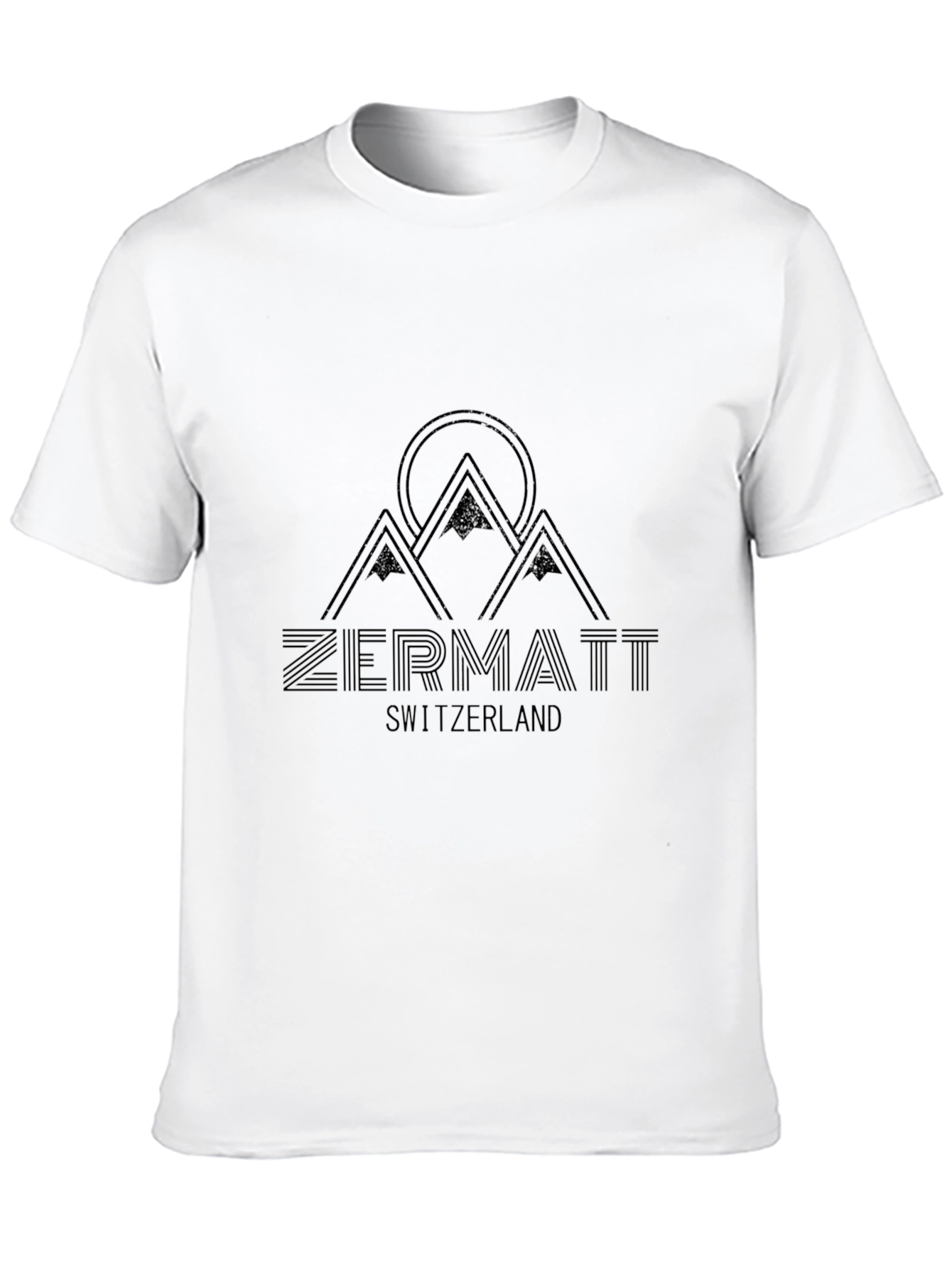 Zermatt Switzerland Mountain Graphic T-Shirt