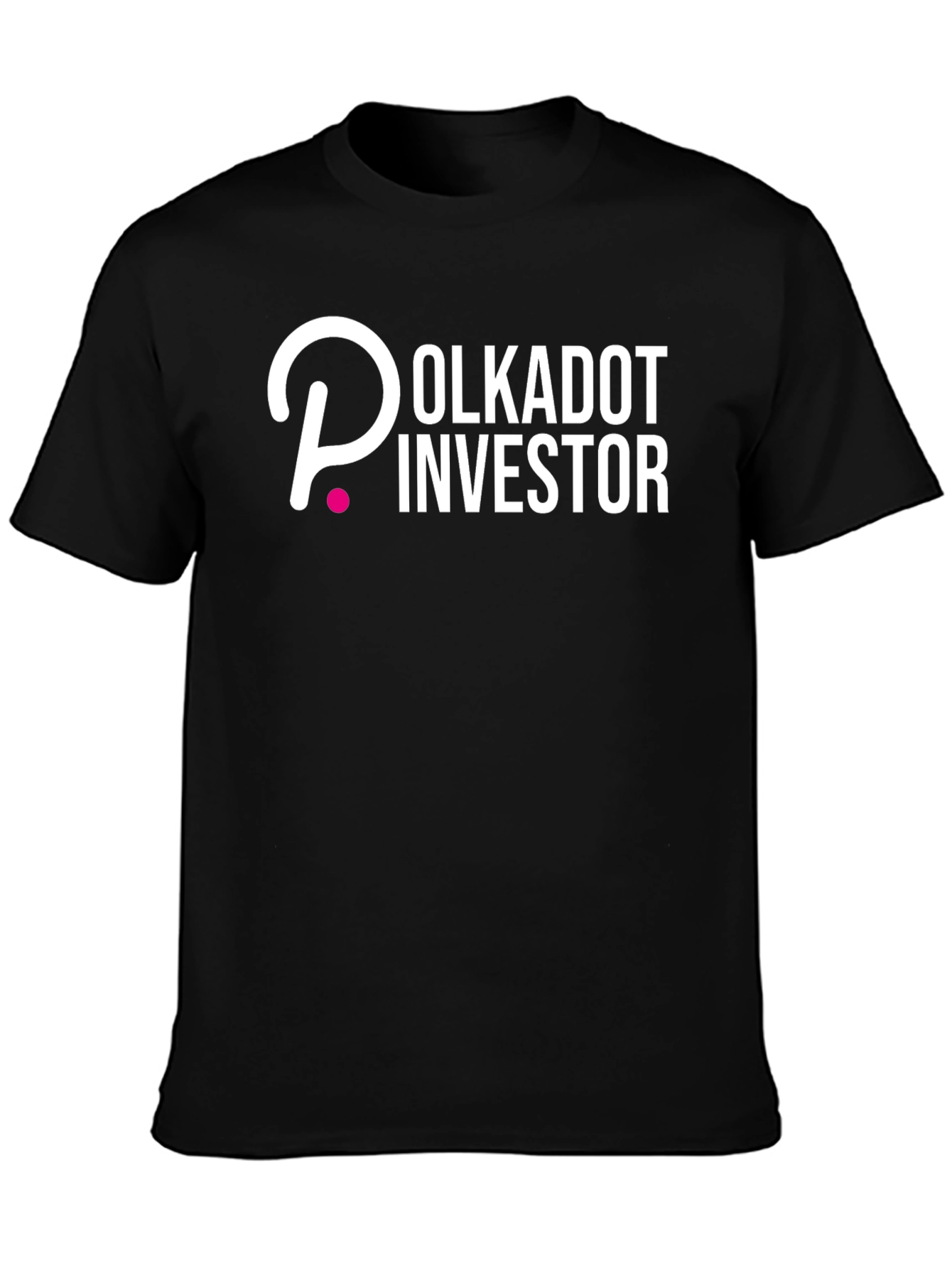 Polkadot Investor Black T-Shirt - Crypto Enthusiast Apparel