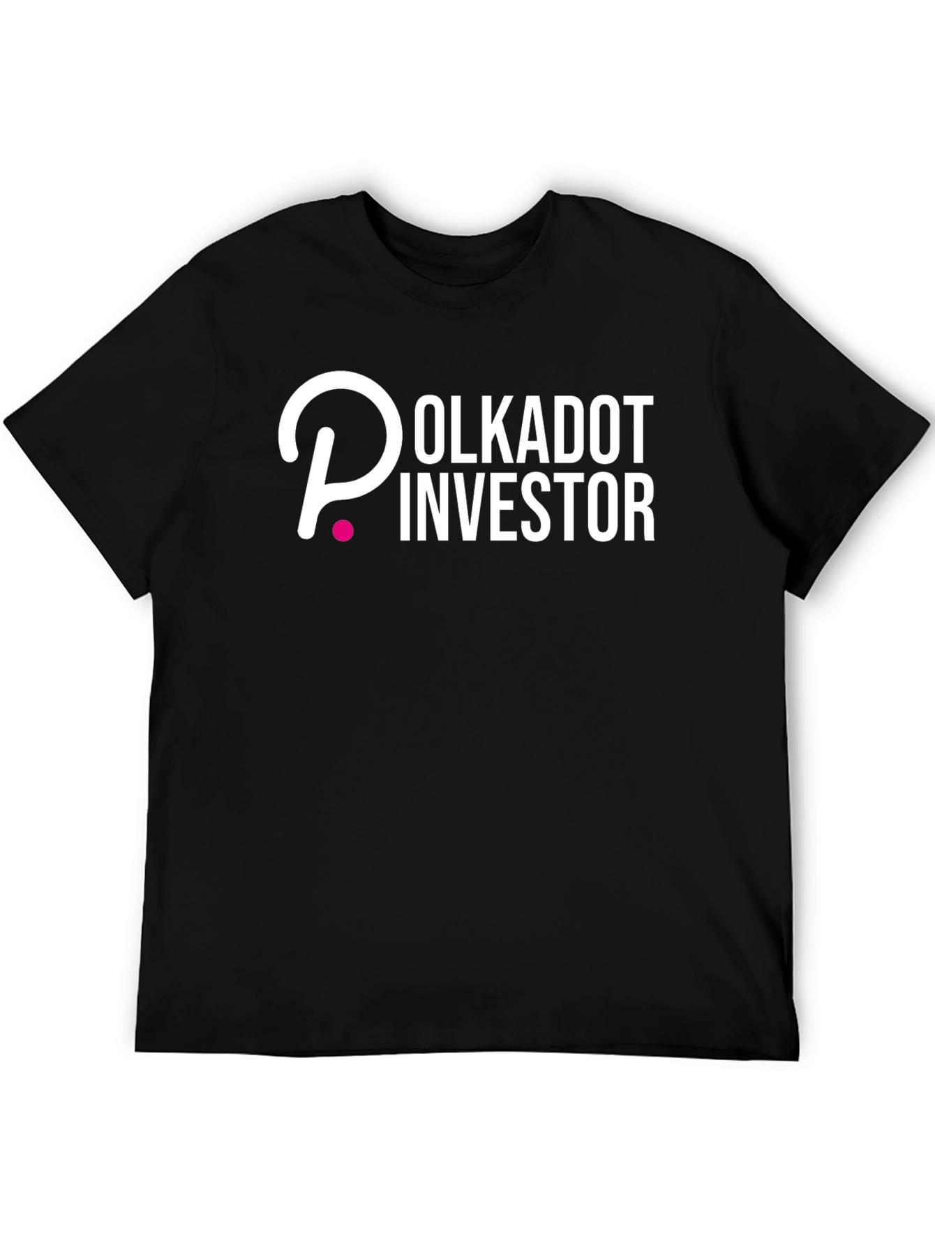 Polkadot Investor Black T-Shirt - Crypto Enthusiast Apparel