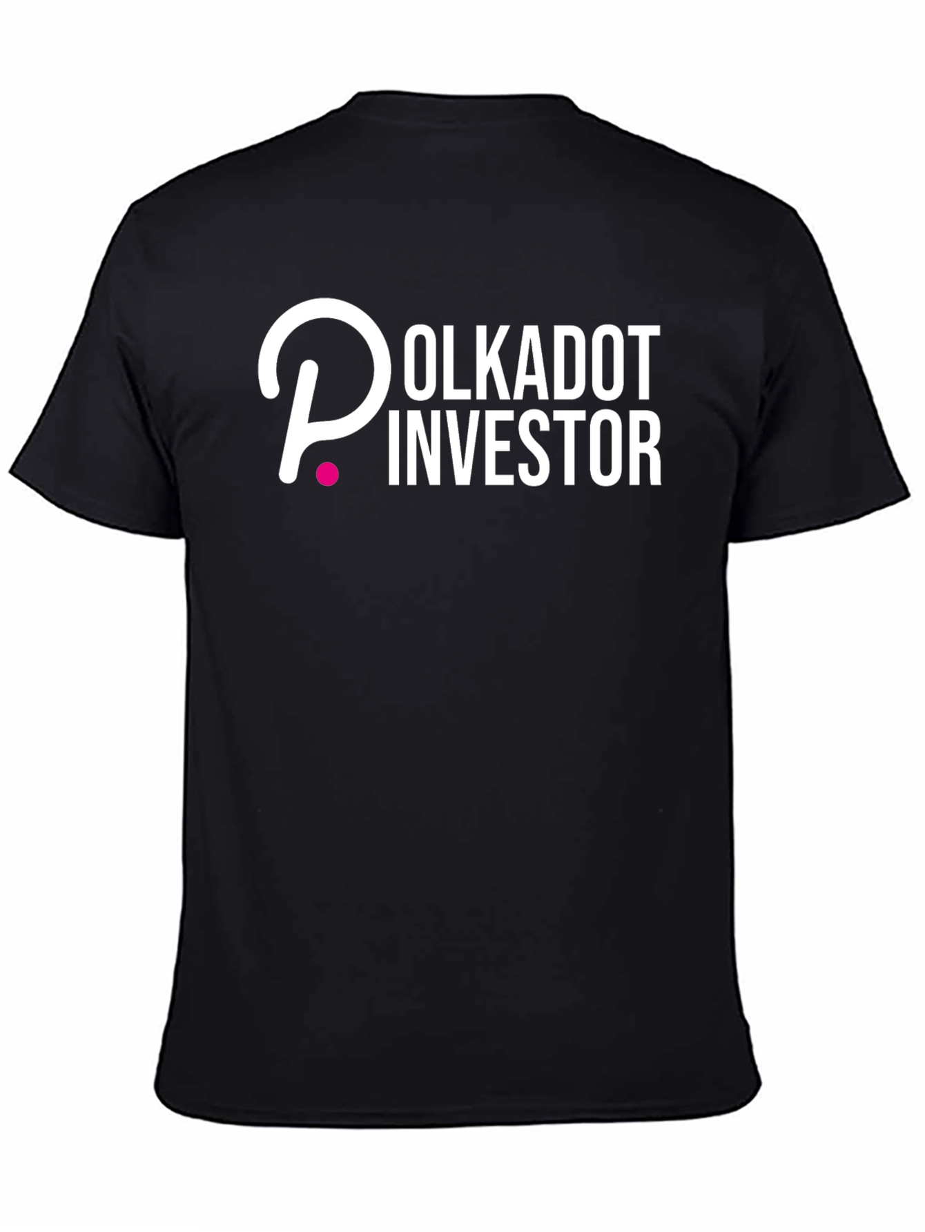 Polkadot Investor Black T-Shirt - Crypto Enthusiast Apparel