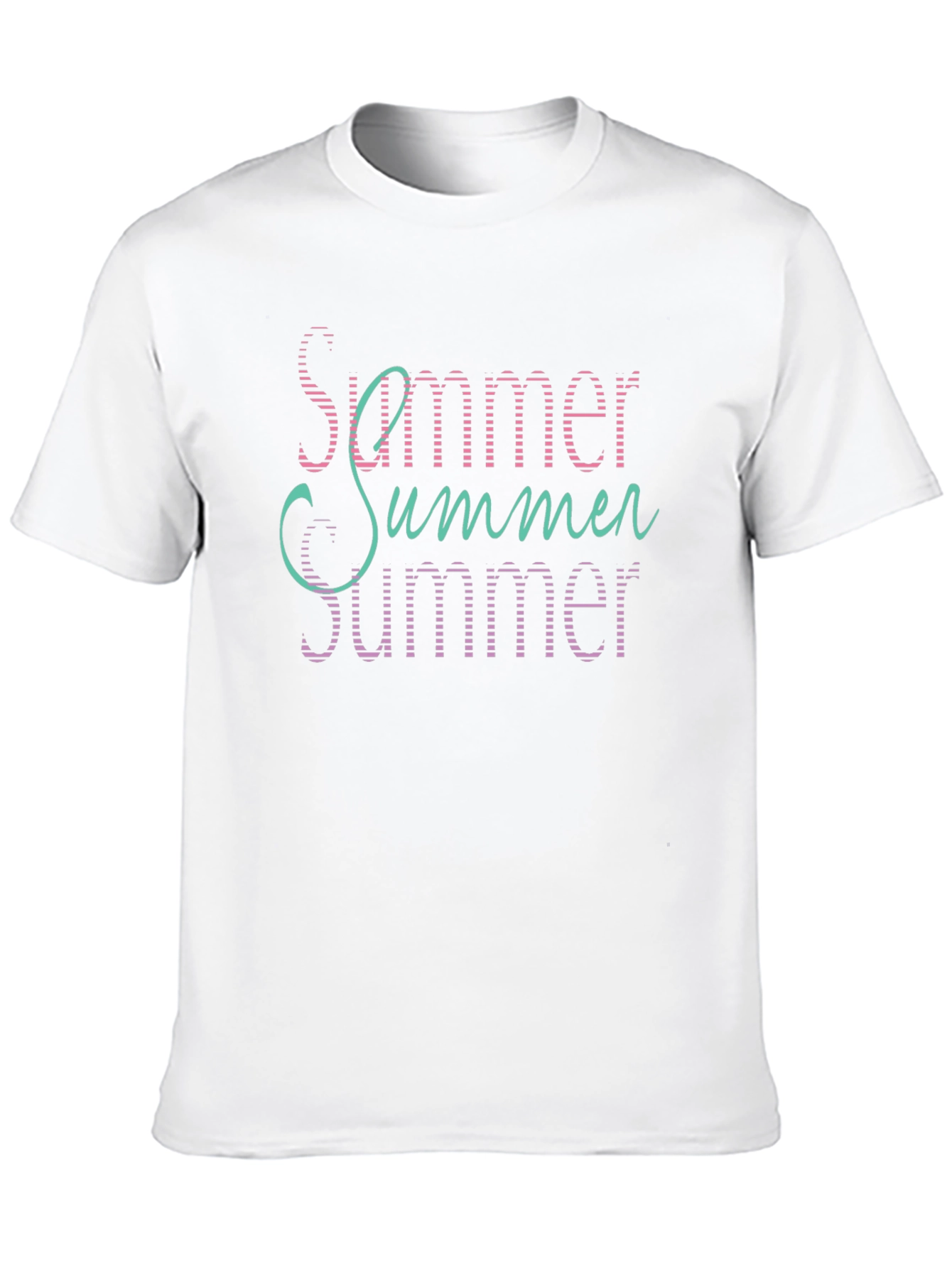 Summer Vibes Black Graphic Tee