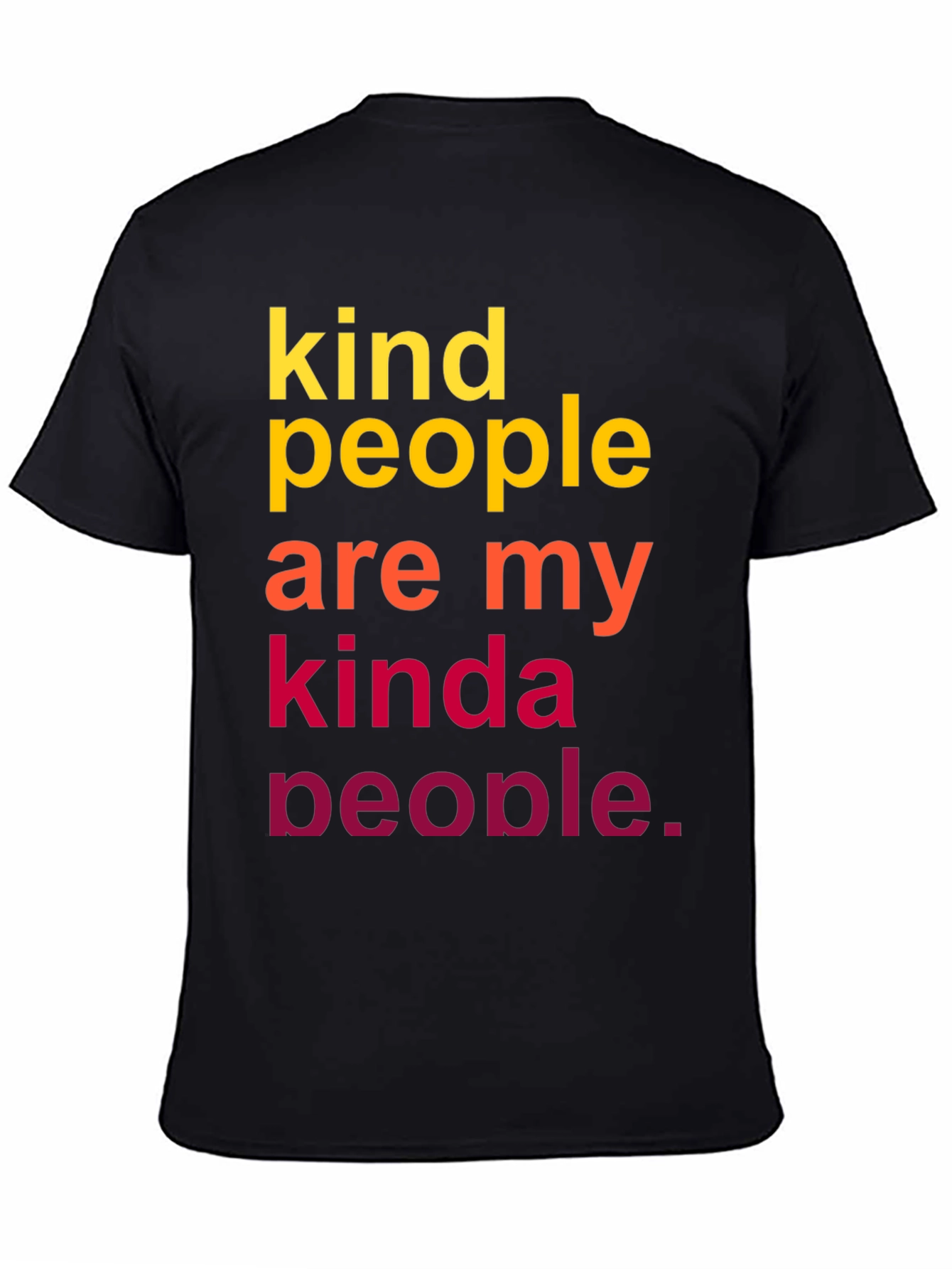 Kind People Graphic Tee - Black