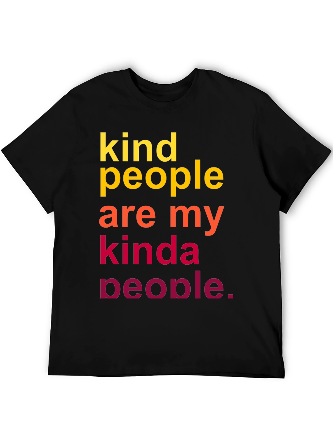 Kind People Graphic Tee - Black