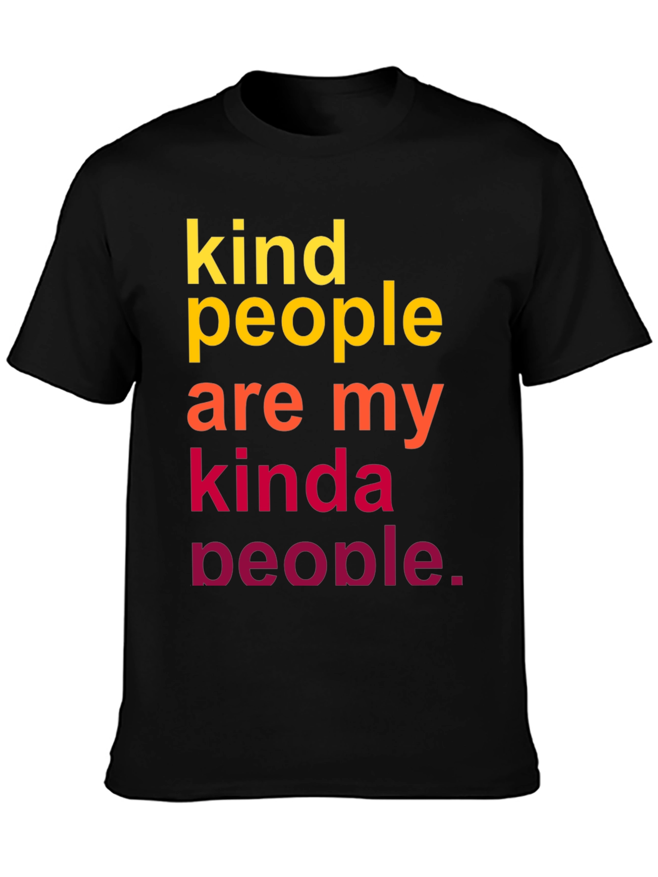 Kind People Graphic Tee - Black