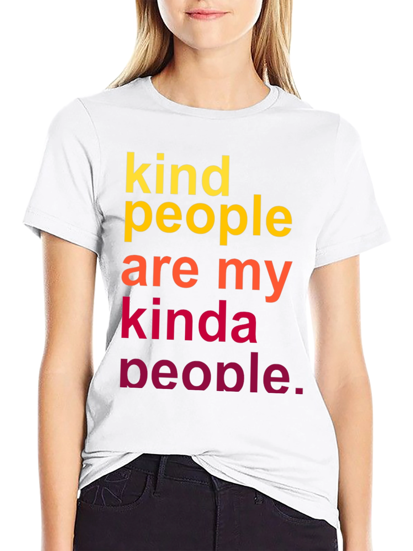 Kind People Graphic Tee - Black