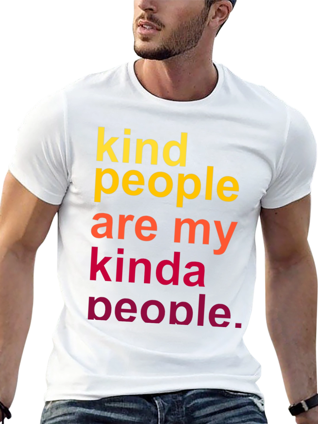 Kind People Graphic Tee - Black