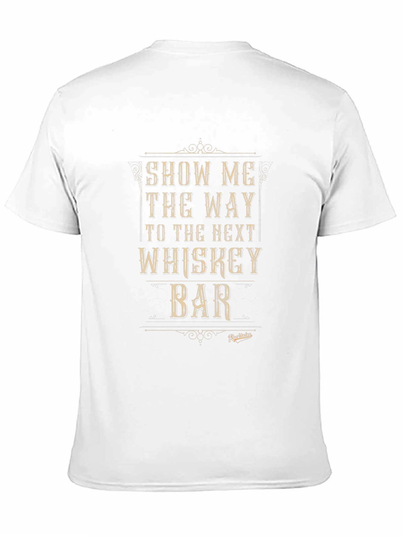 Whiskey Bar Graphic T-Shirt - Black