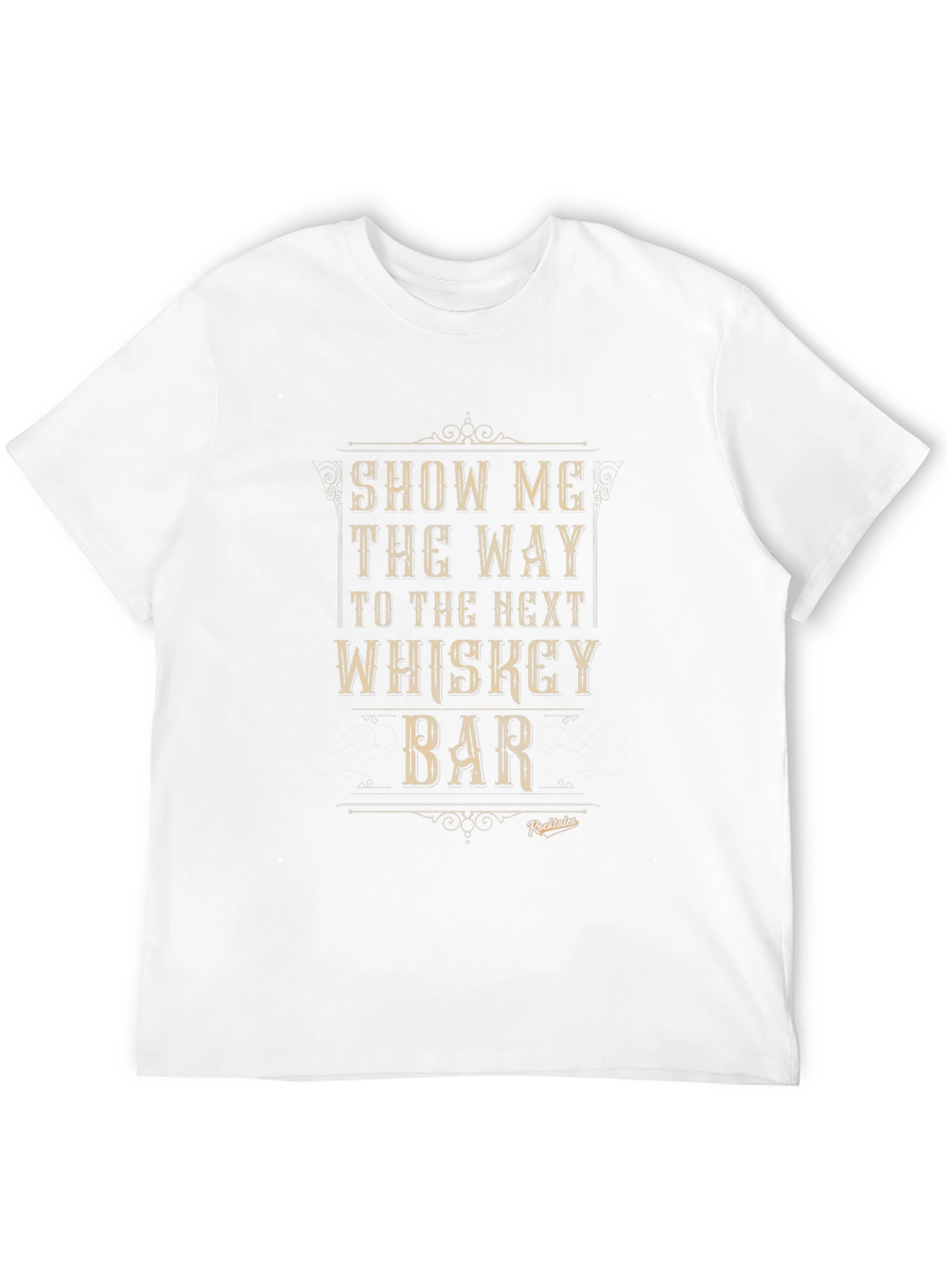Whiskey Bar Graphic T-Shirt - Black